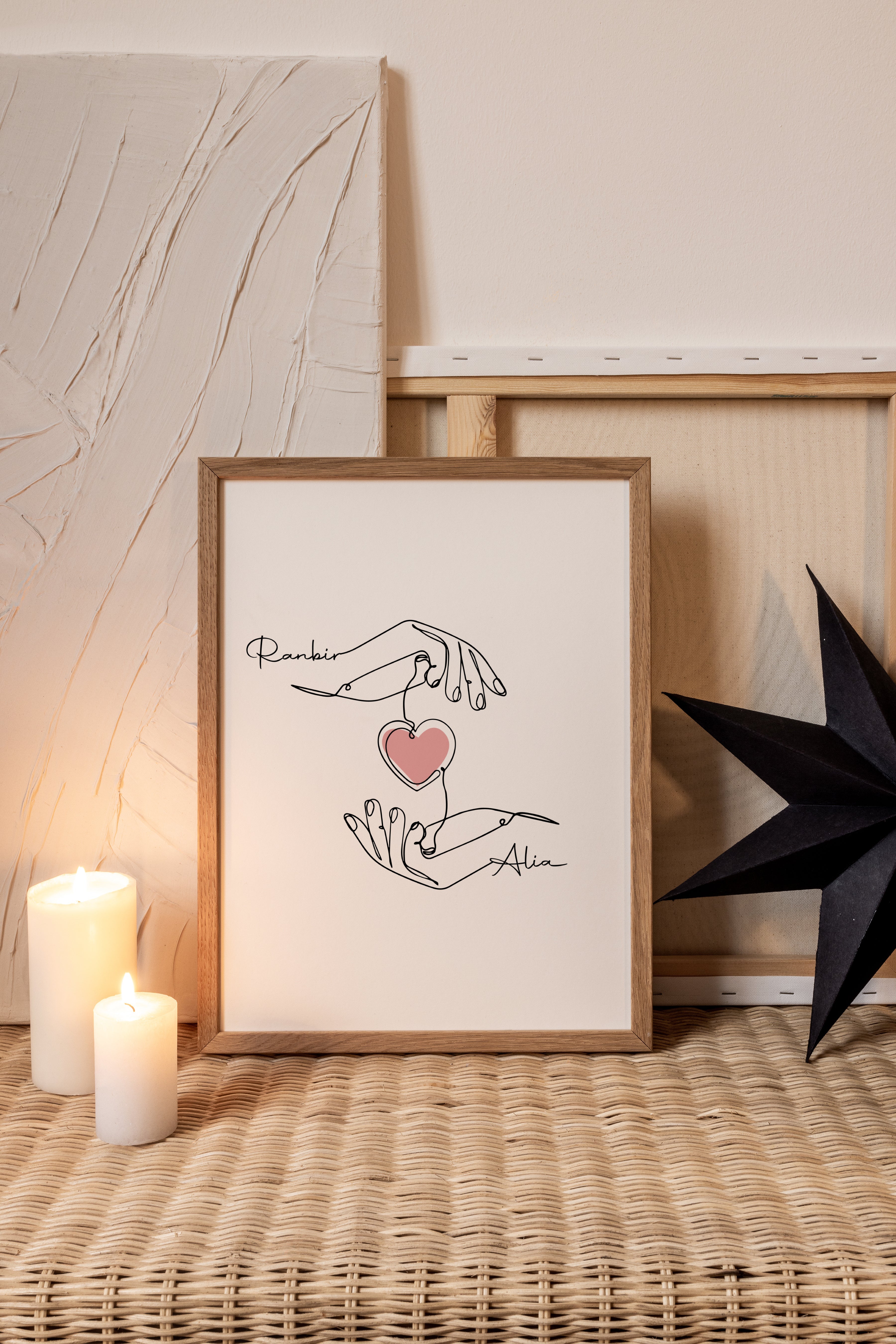 Personalised Line Art  | Bound In Love
