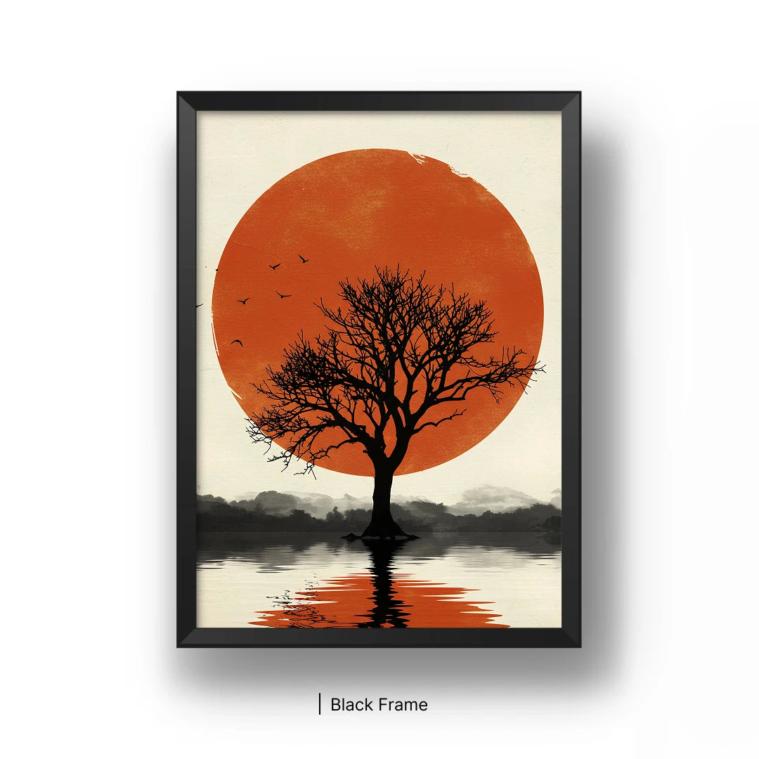 Solitary Tree Sunset