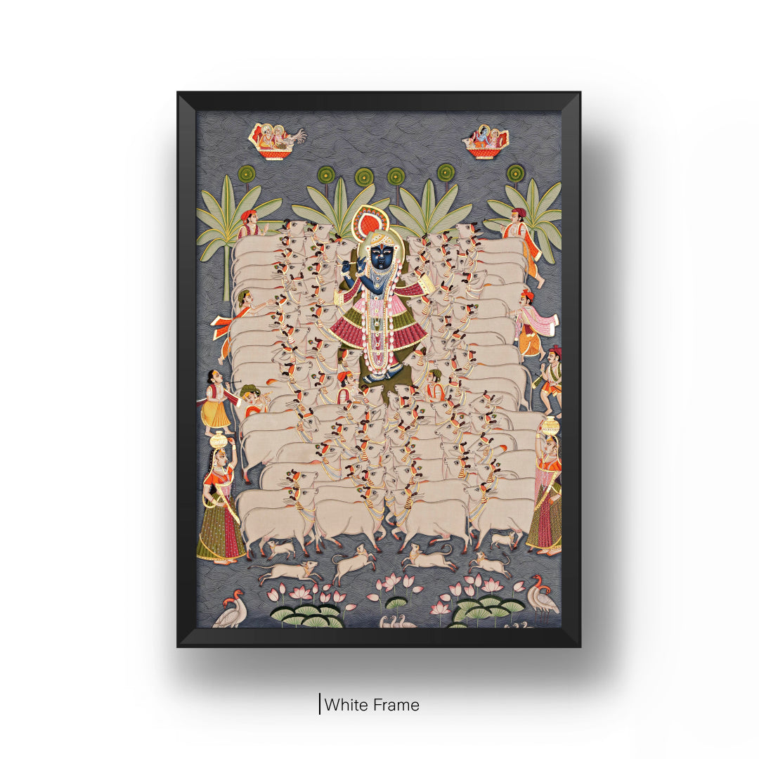 Shrinathji with Cows