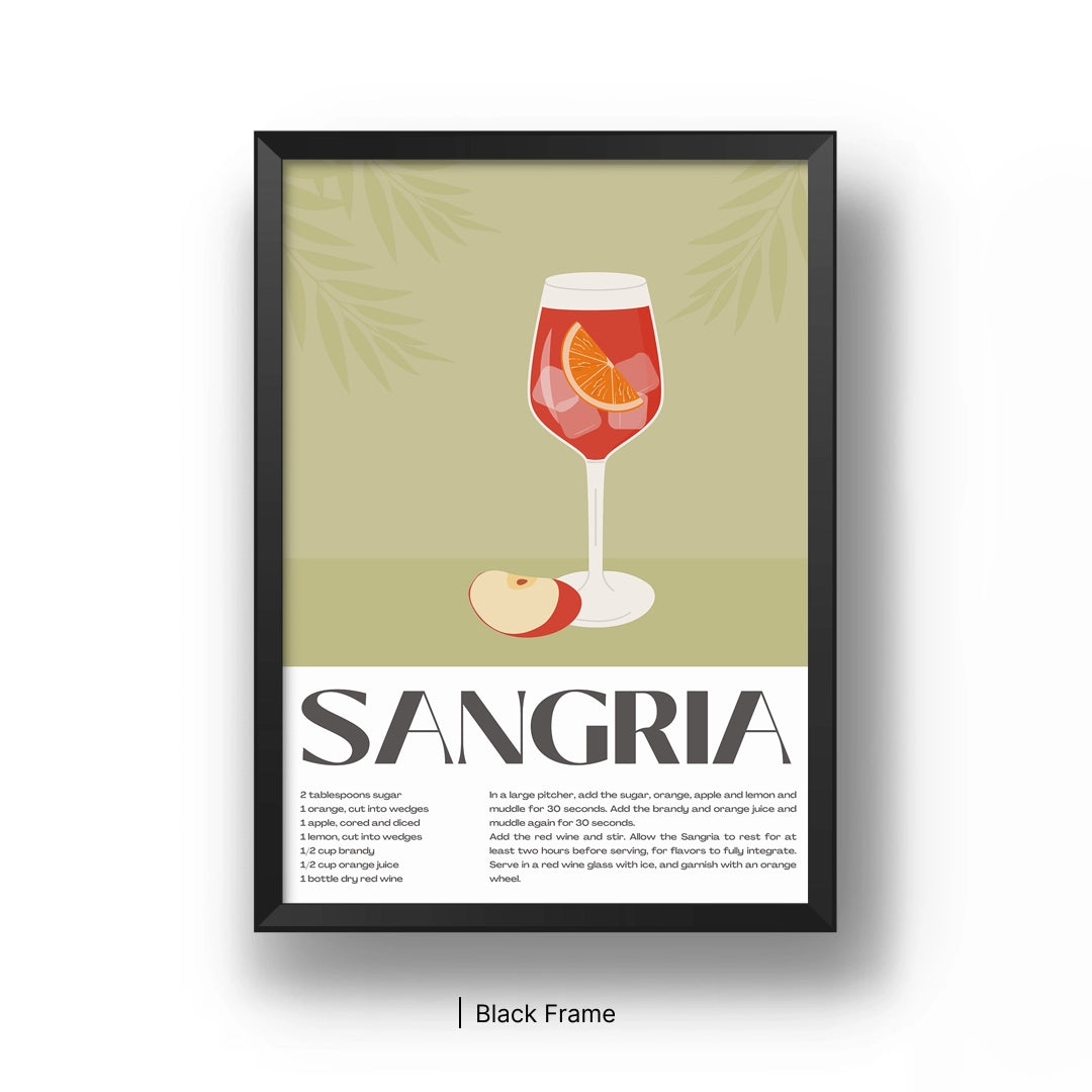 Classic Sangria cocktail