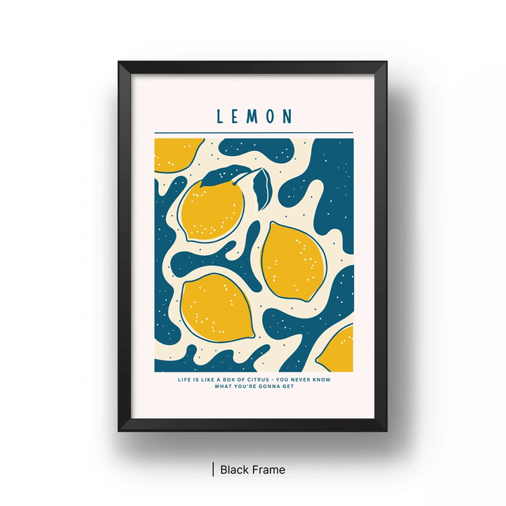 Lemon Citrus Poster