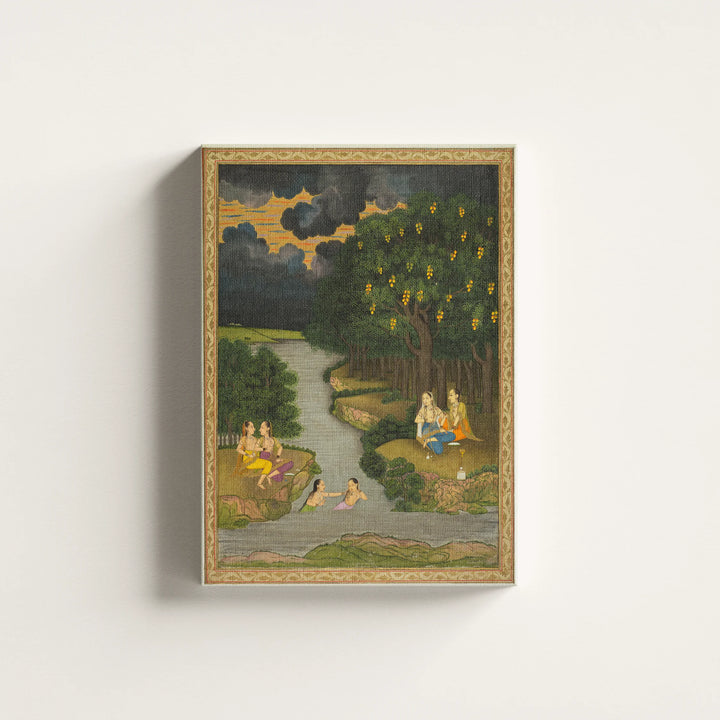 Women Enjoying River