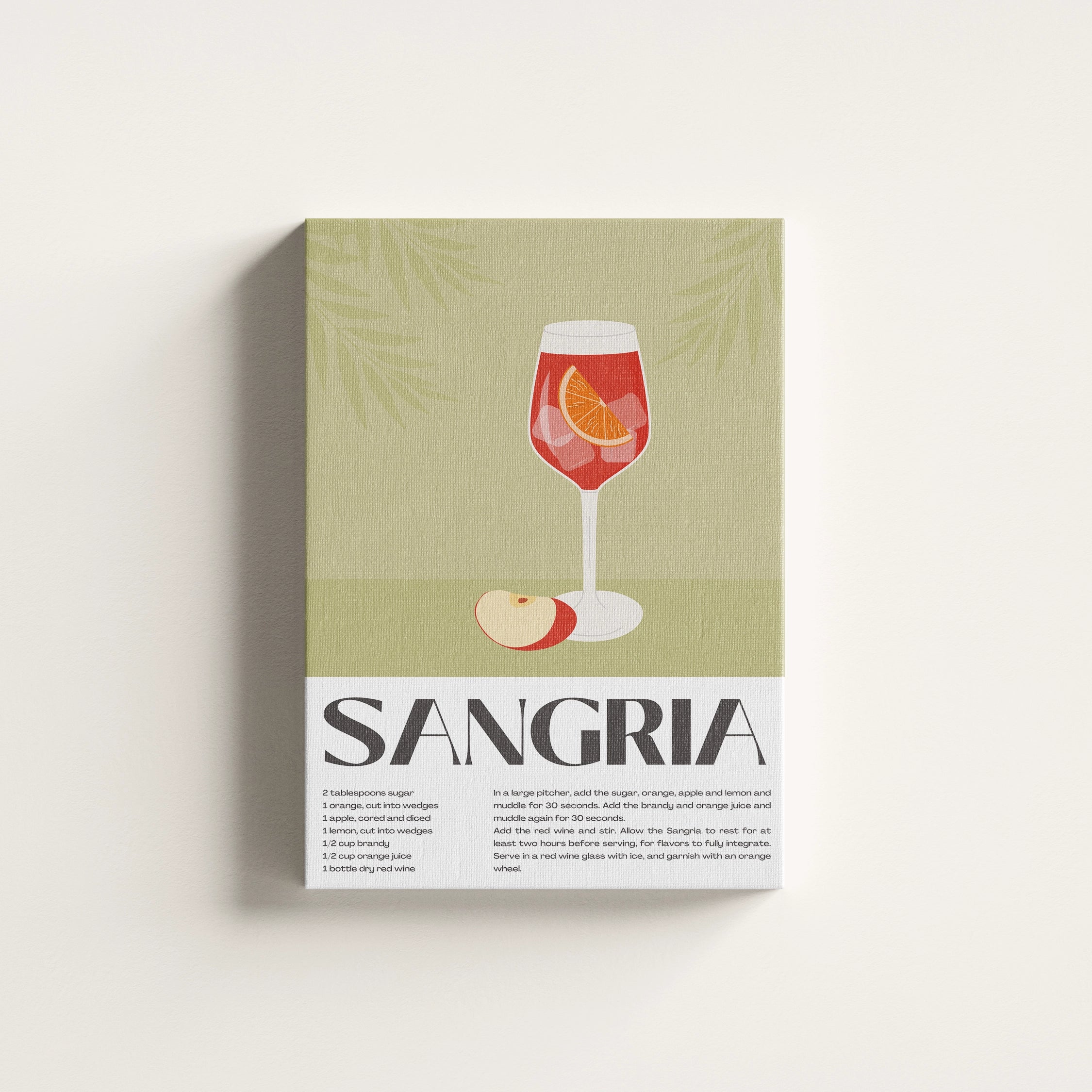Classic Sangria cocktail