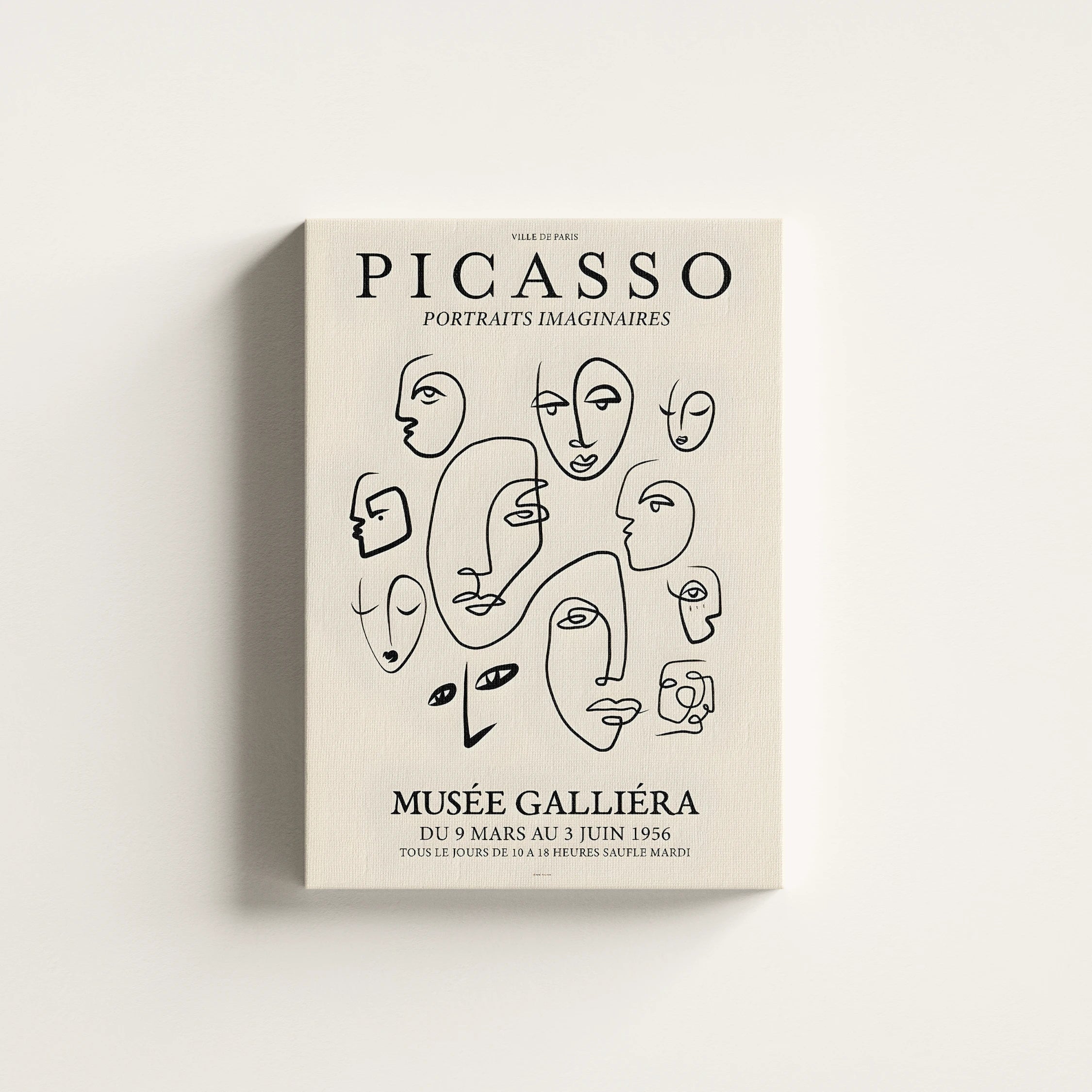 Picasso Line Art Poster