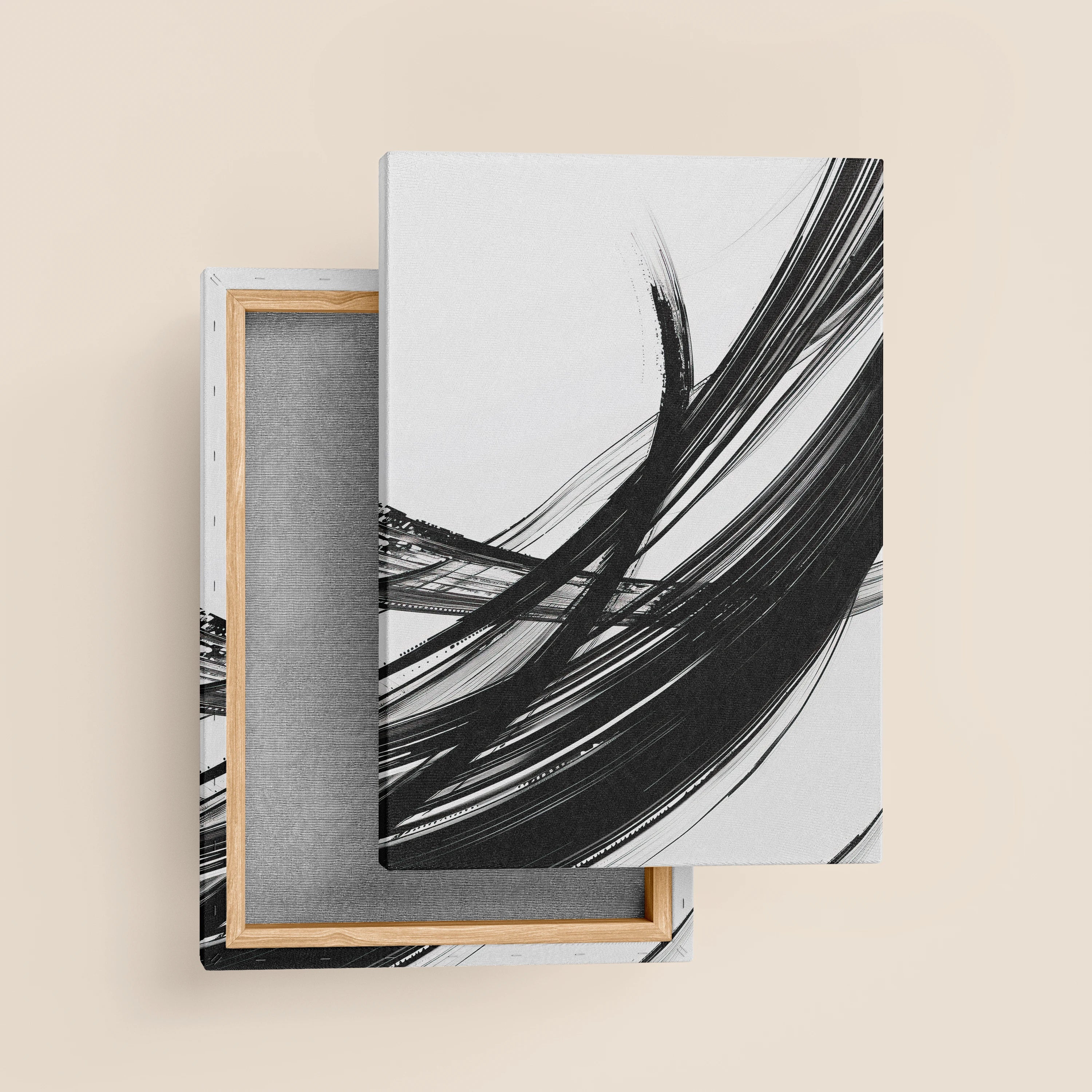 Abstract Black Lines