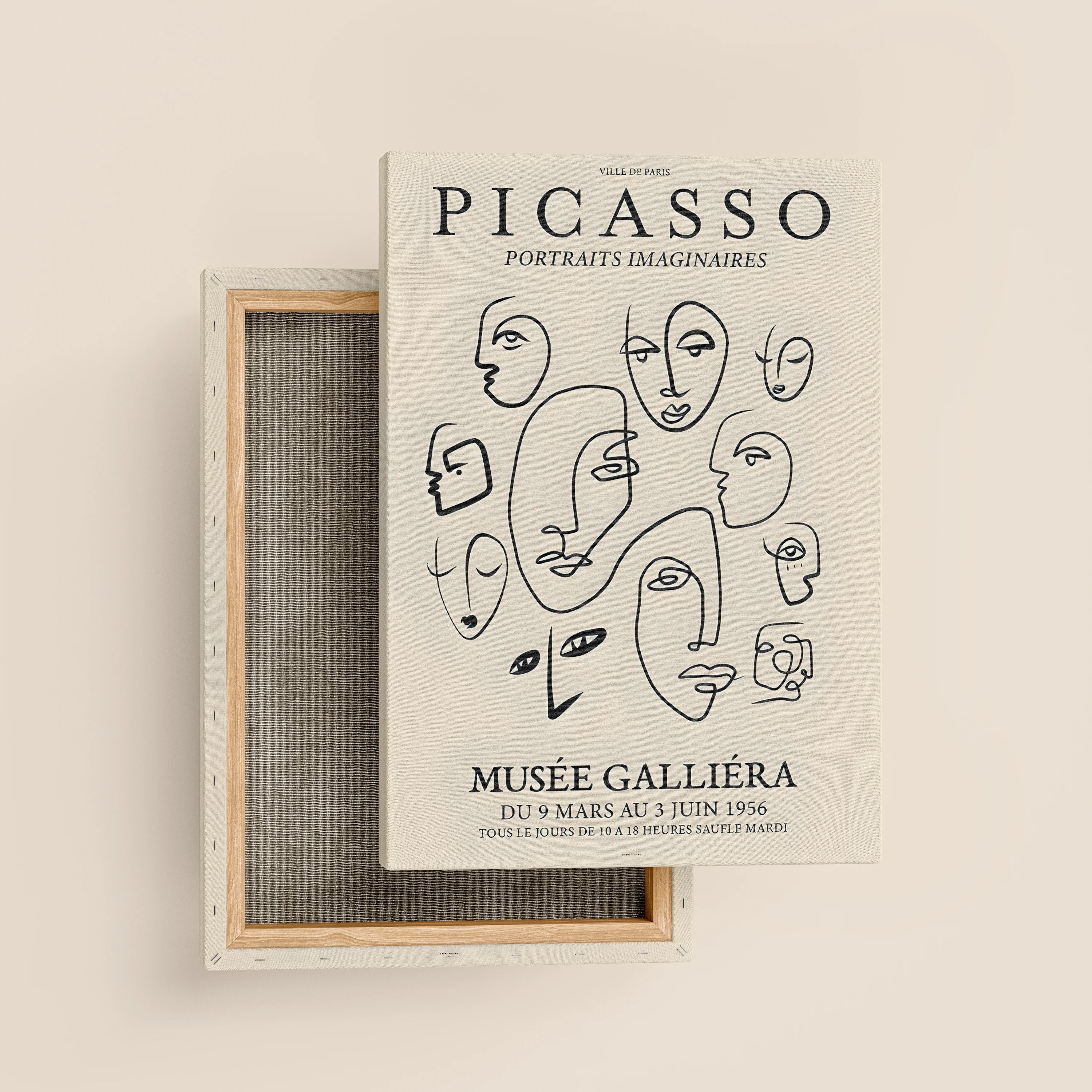Picasso Line Art Poster