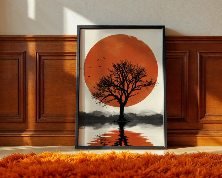 Solitary Tree Sunset