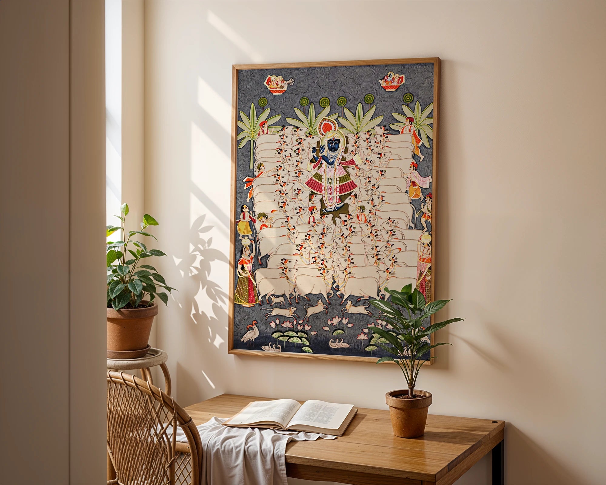 Shrinathji with Cows