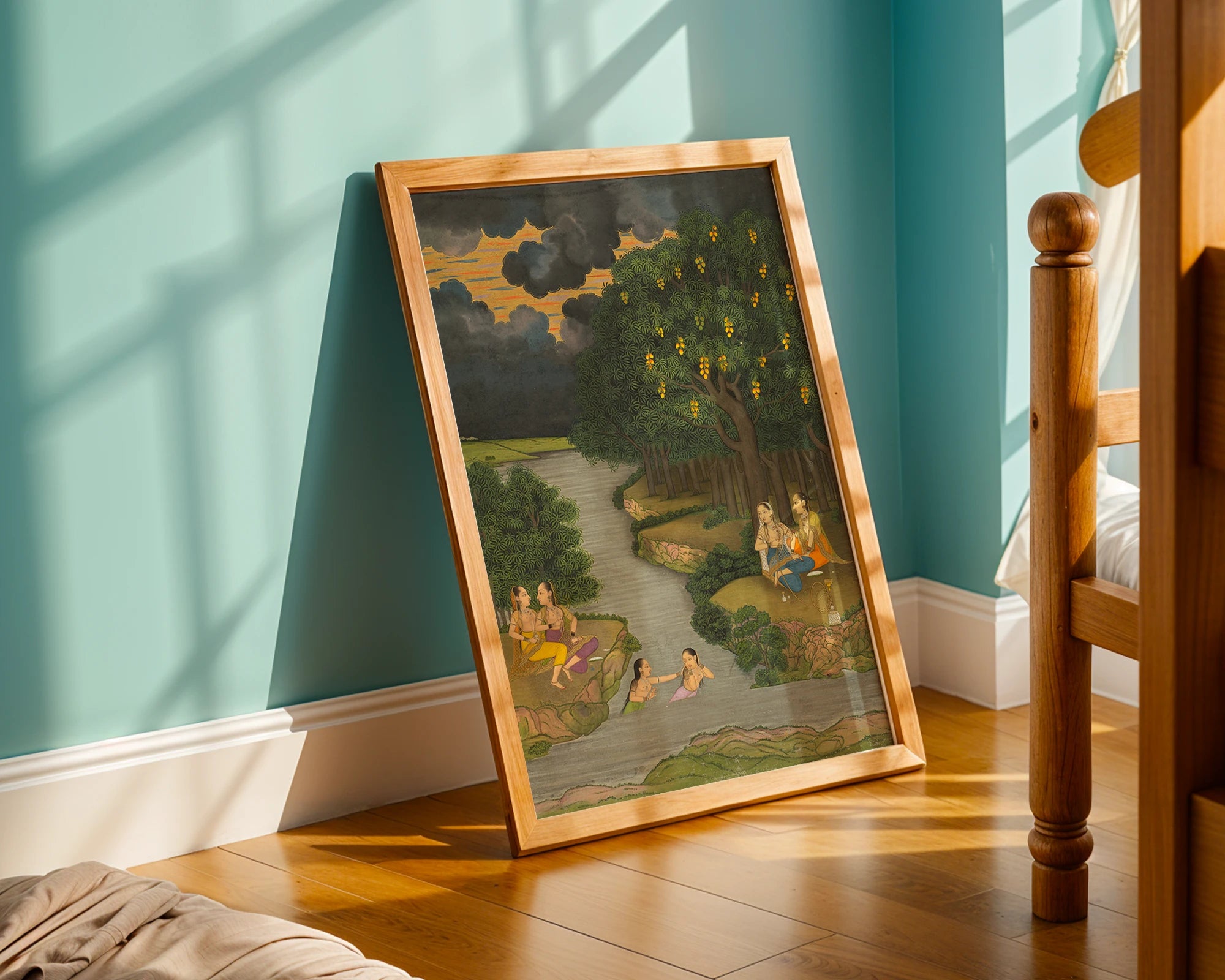 Women Enjoying River