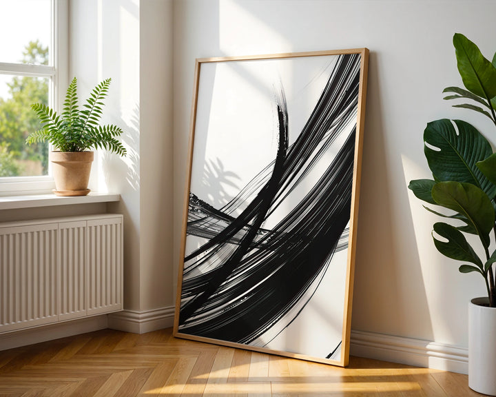 Abstract Black Lines