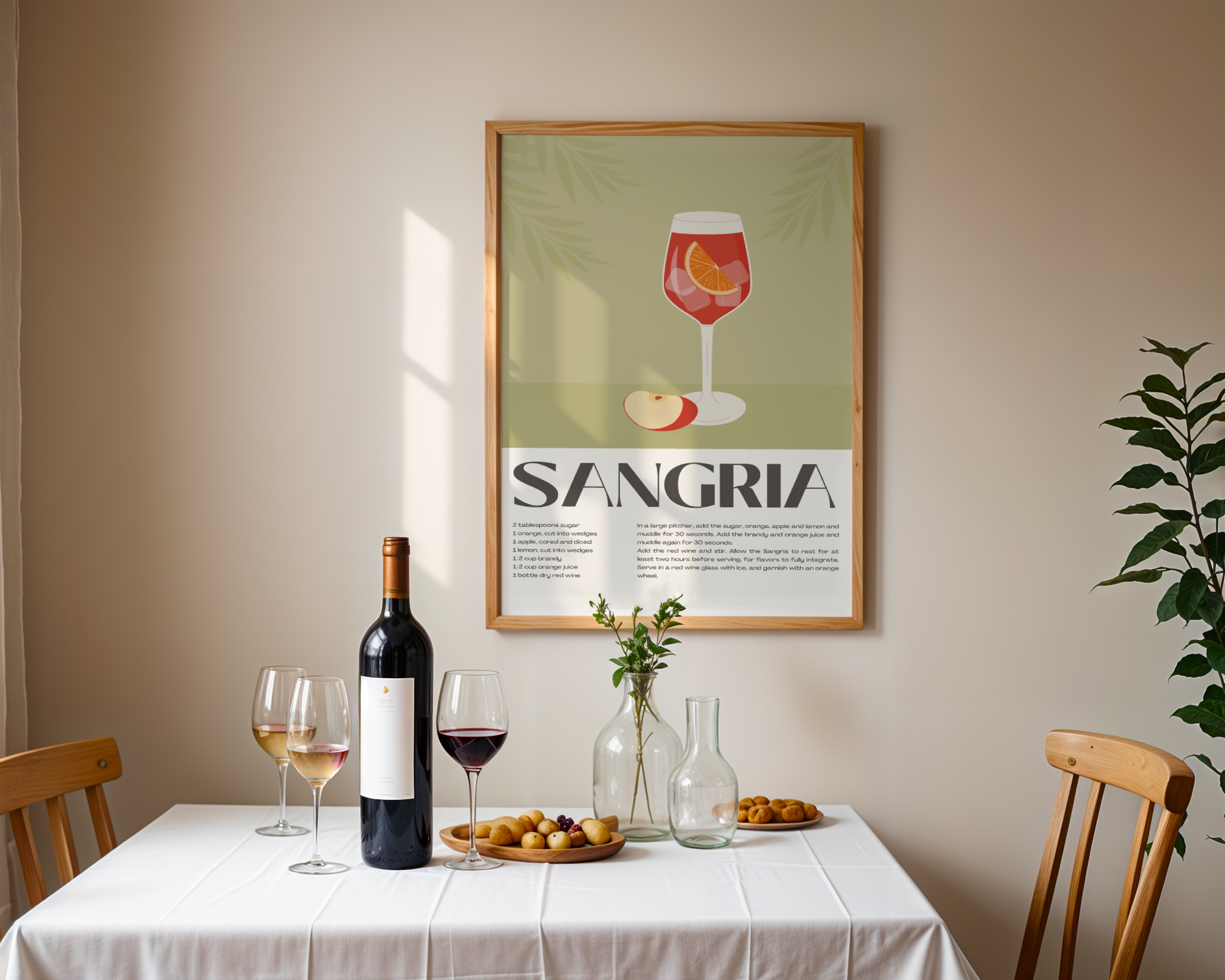 Classic Sangria cocktail