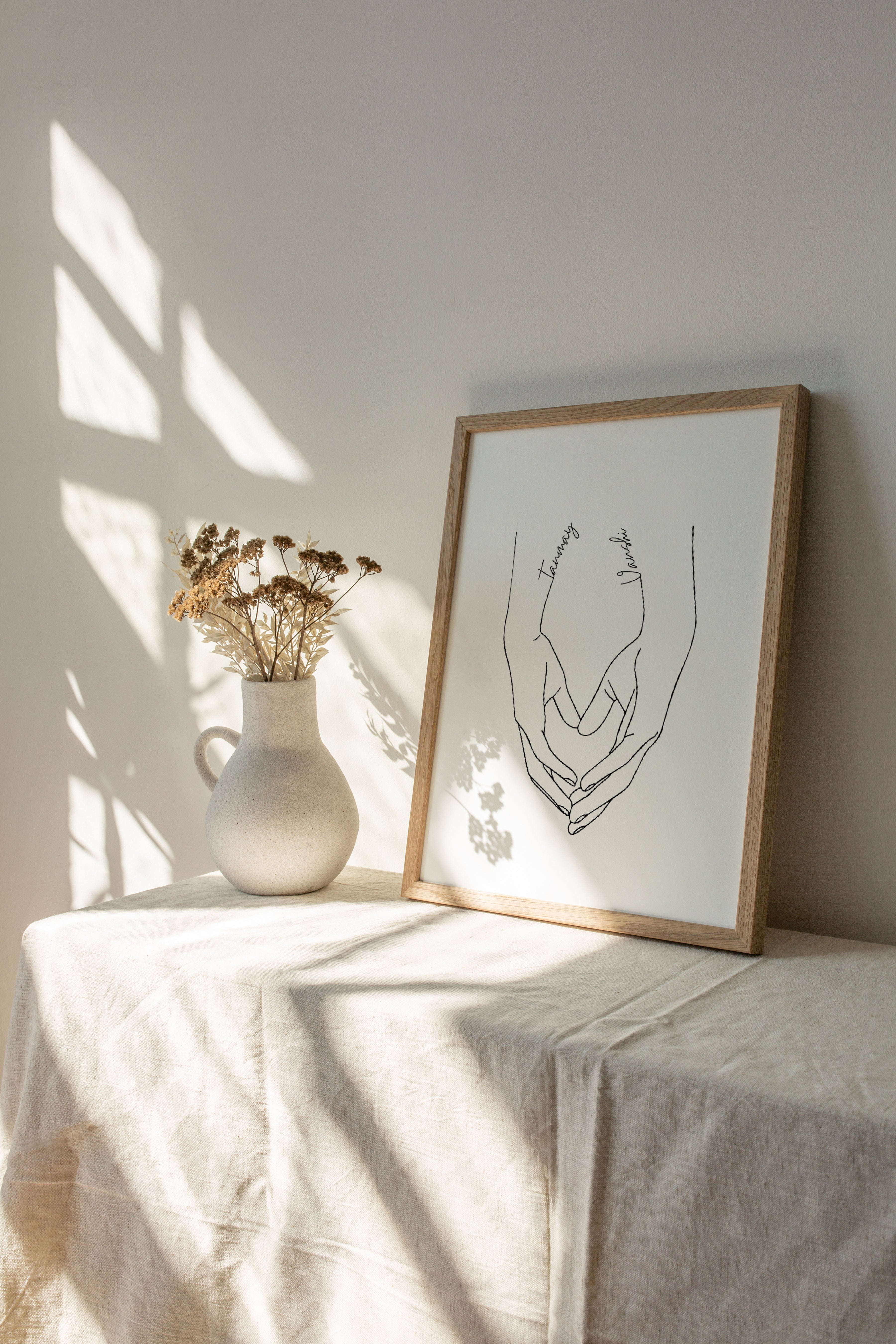 Personalised Line Art  | Togetherness