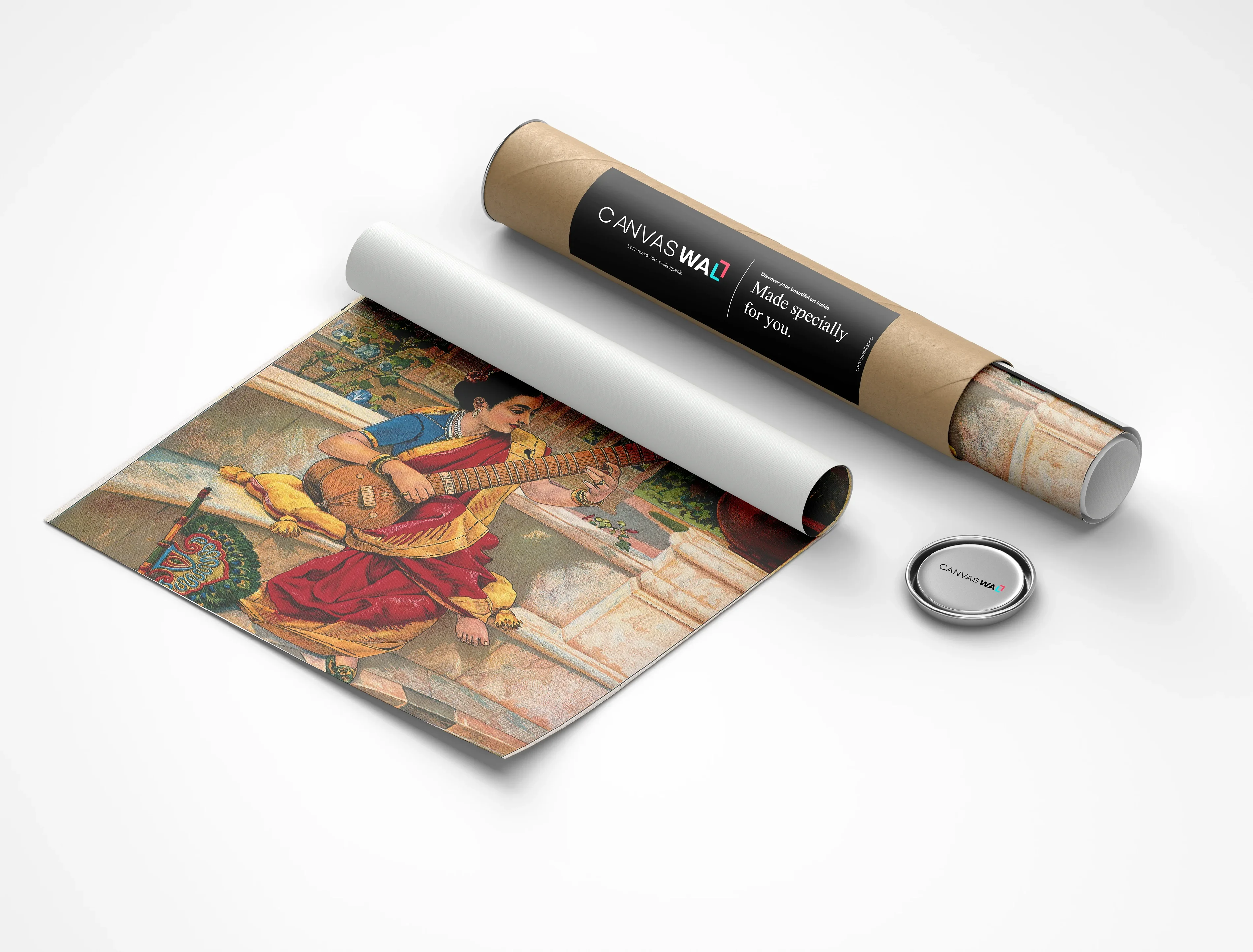 Indian Women Plays Sitar