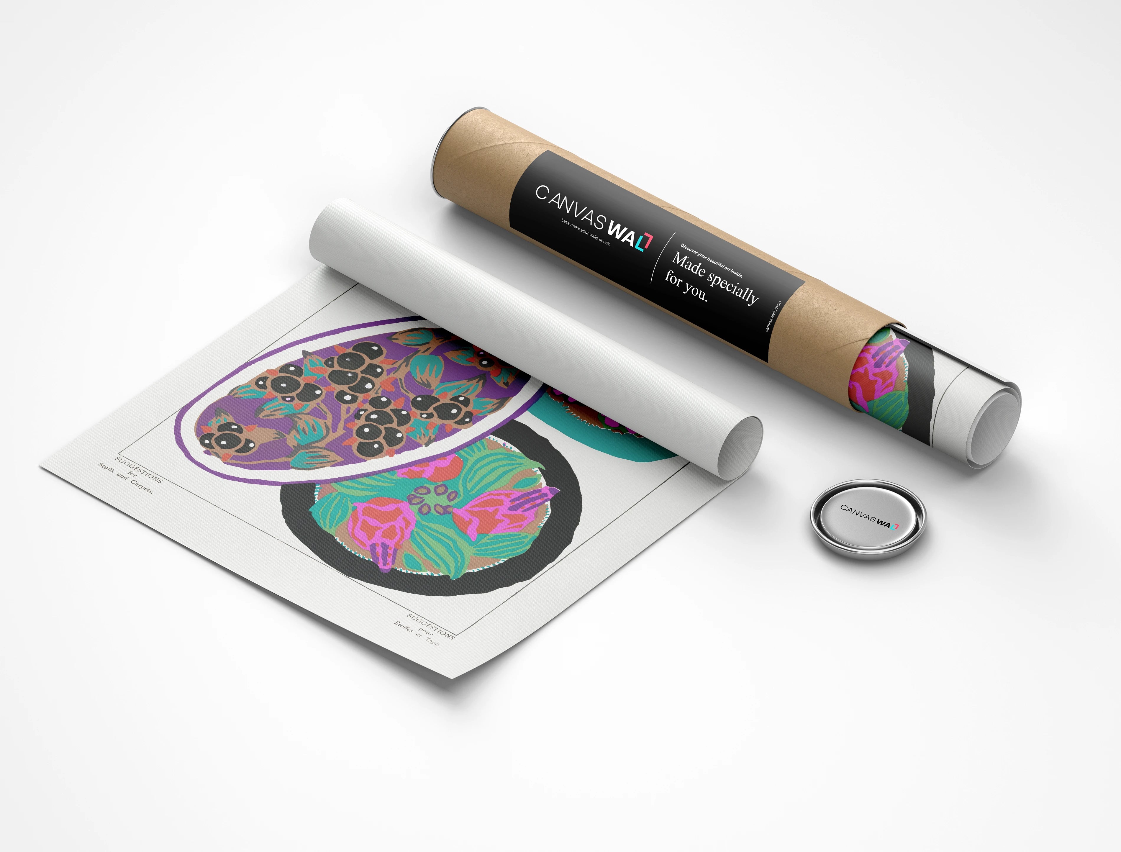 Retro Floral Medallion