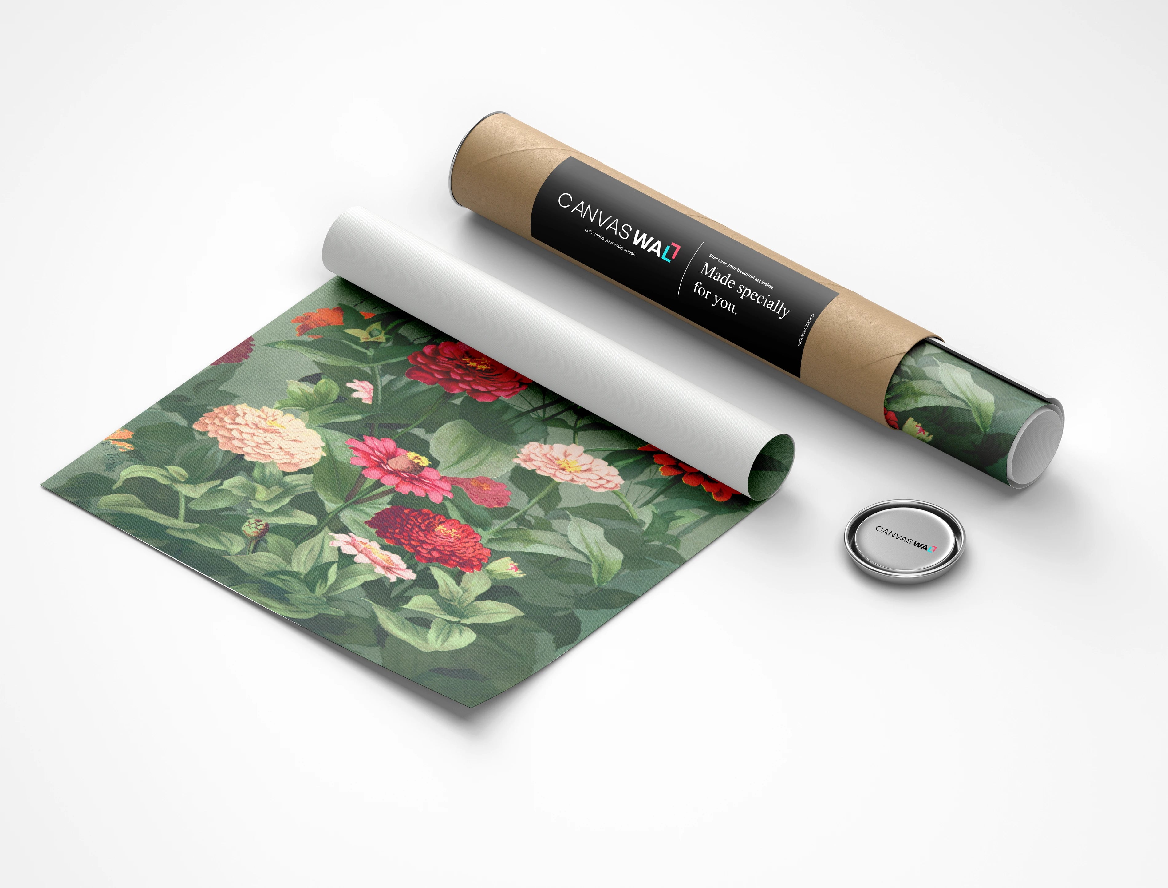 Zinnia Bloom Botanical