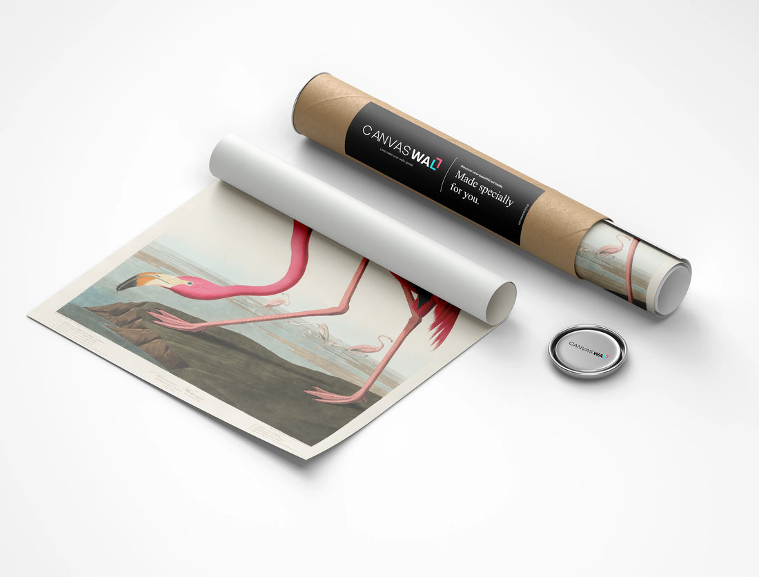 Vintage Pink Flamingo