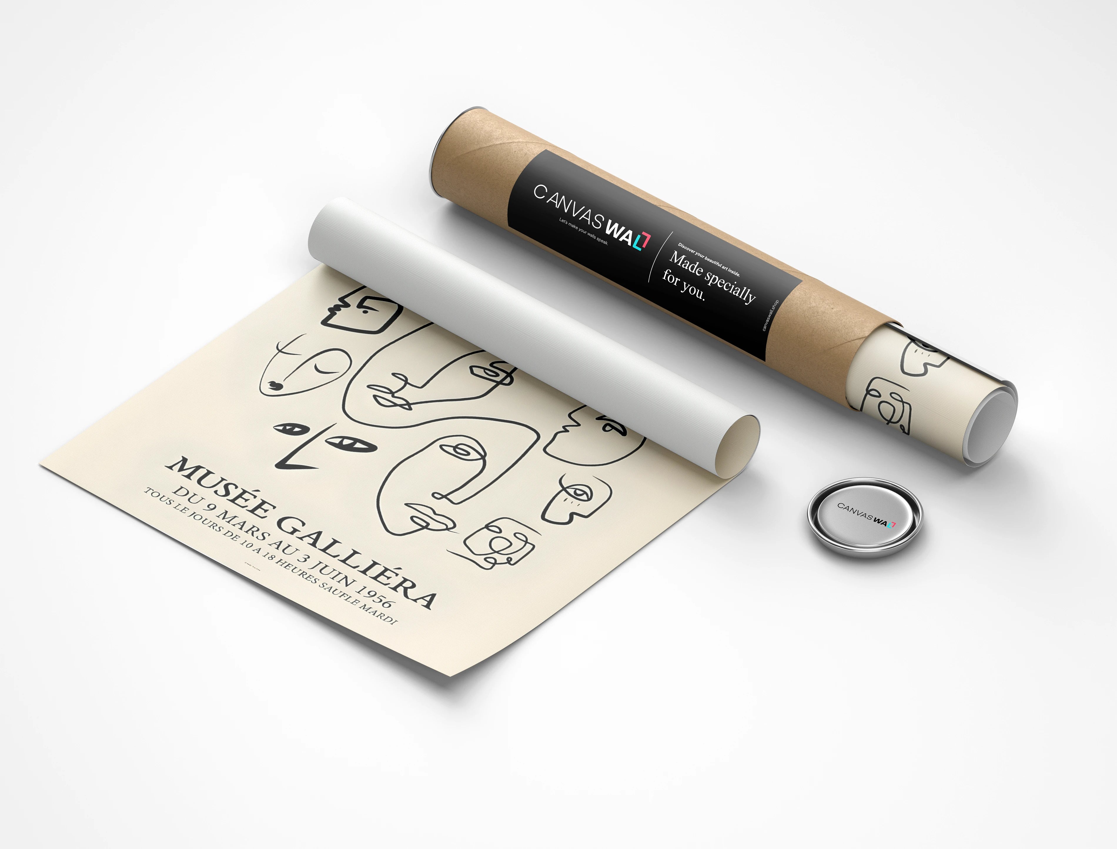 Picasso Line Art Poster