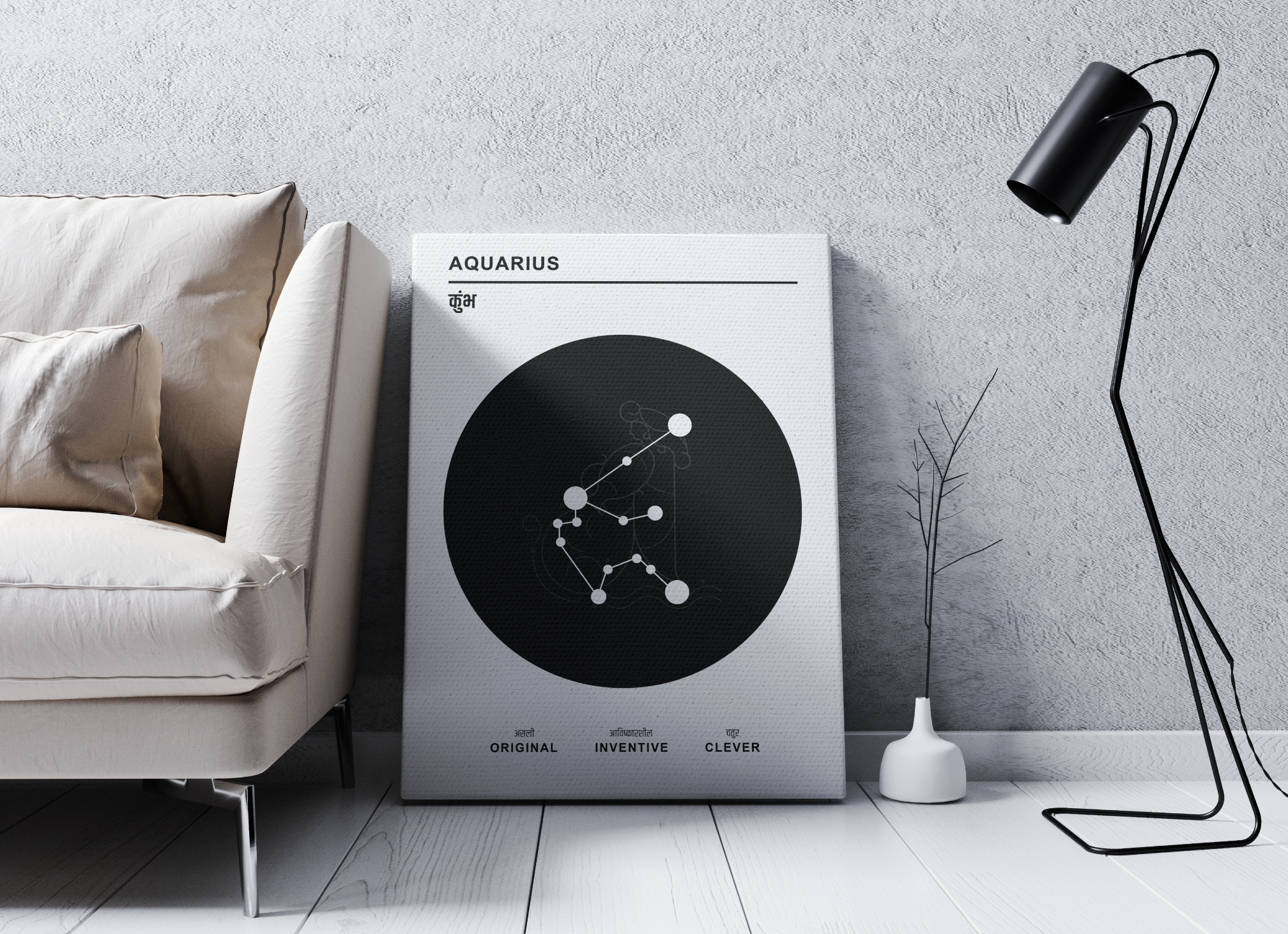 Zodiac Personalised Art | Your Sign, Your Story