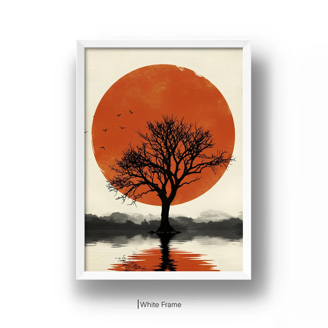 Solitary Tree Sunset