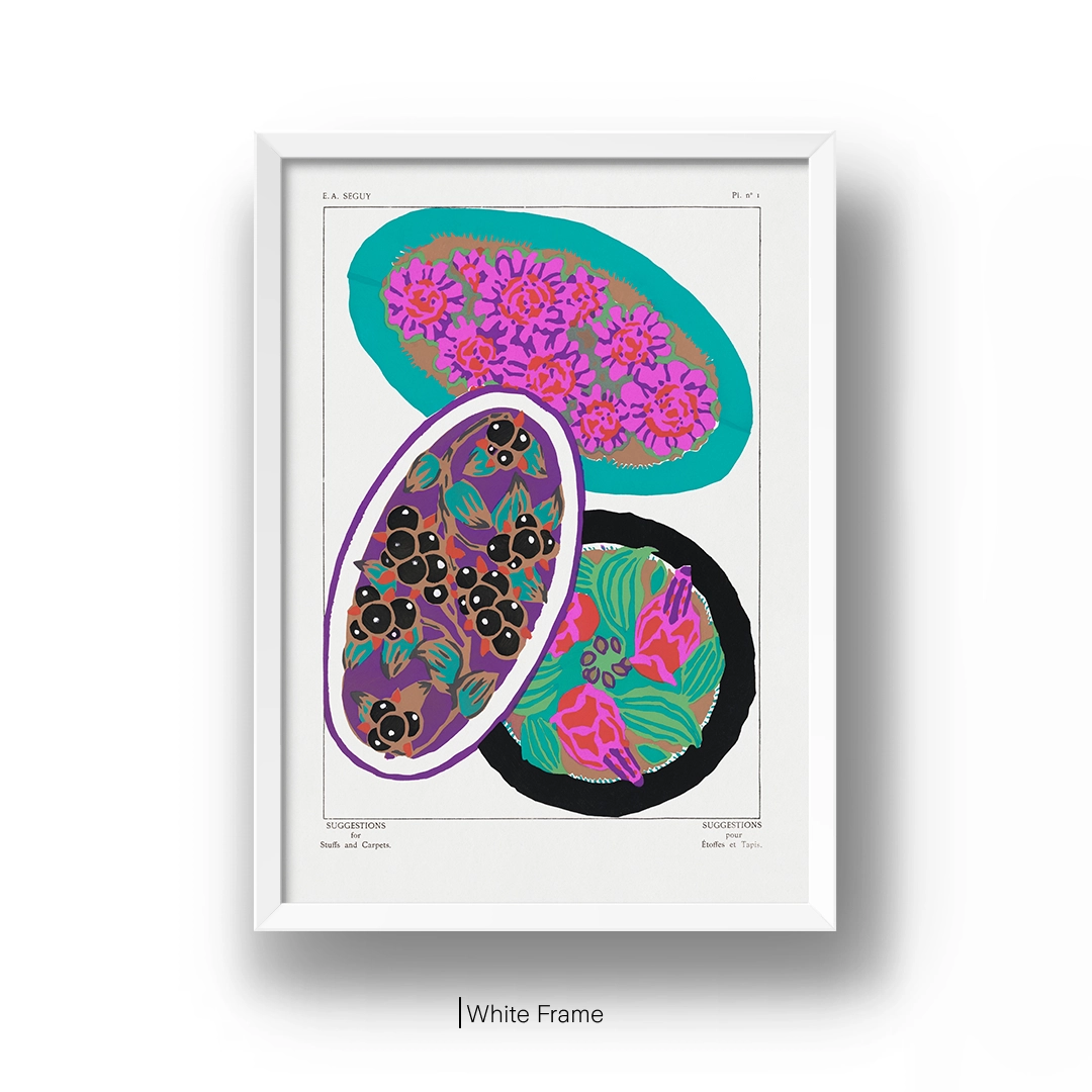 Retro Floral Medallion