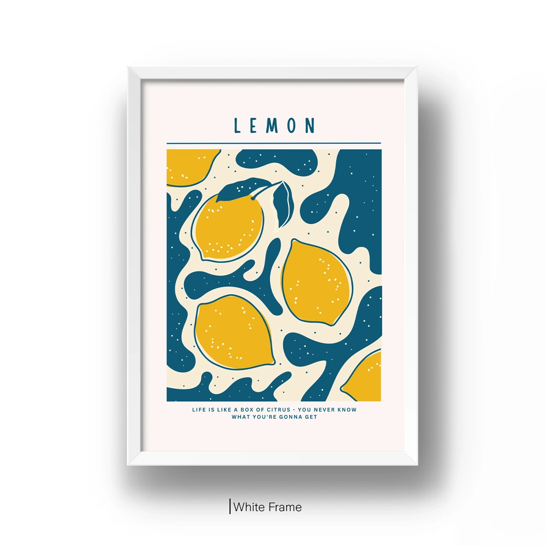Lemon Citrus Poster