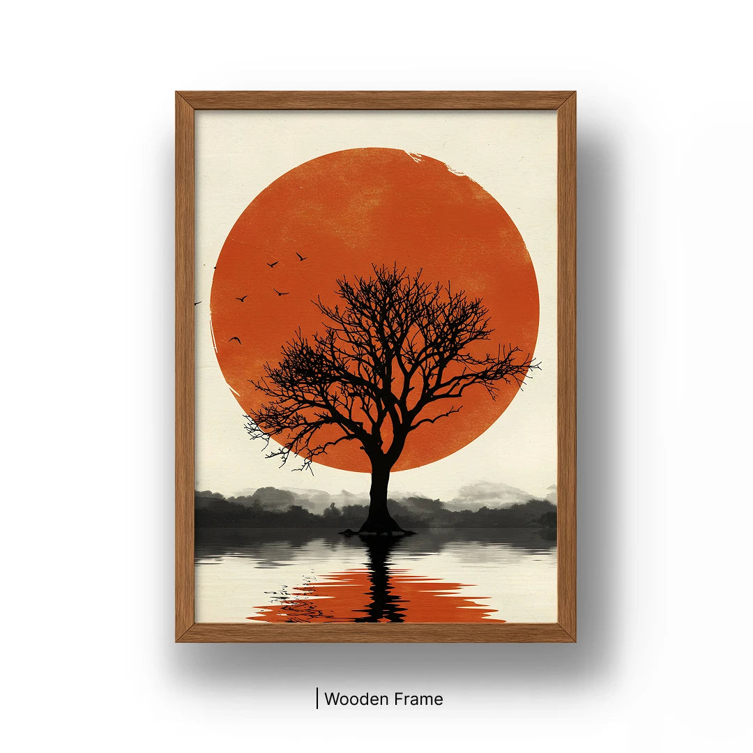 Solitary Tree Sunset