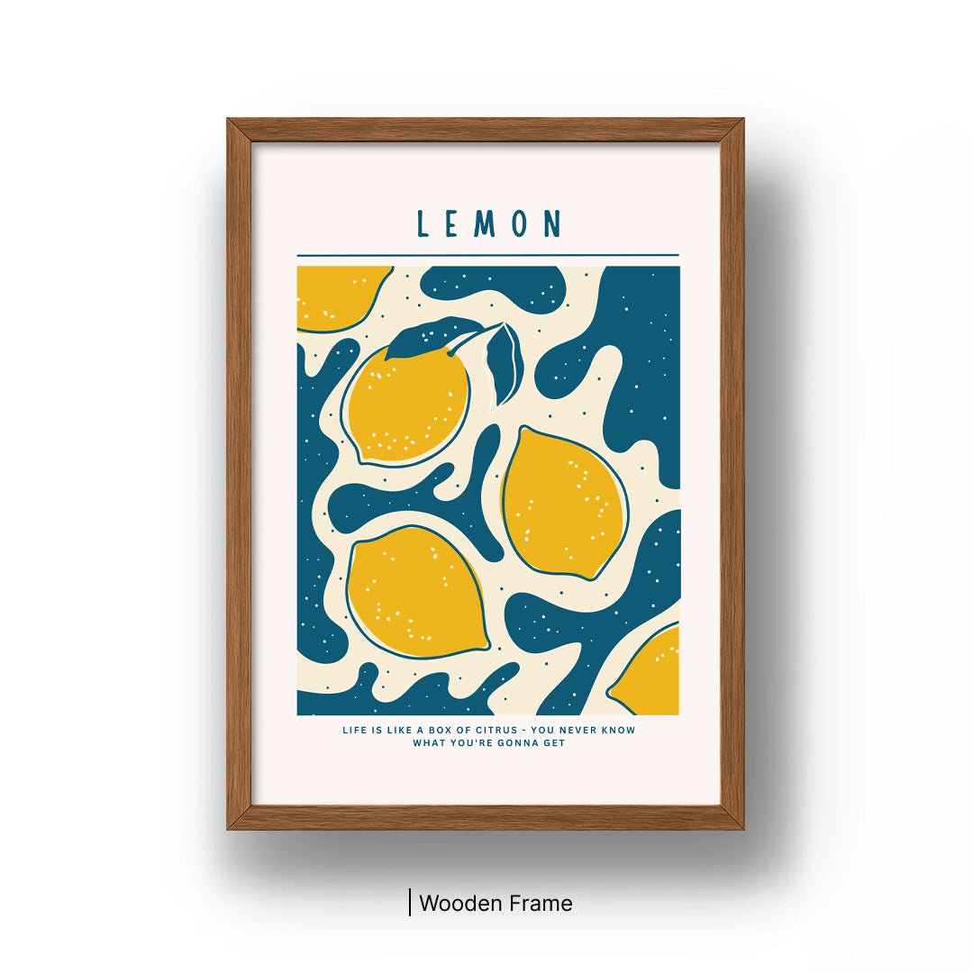 Lemon Citrus Poster