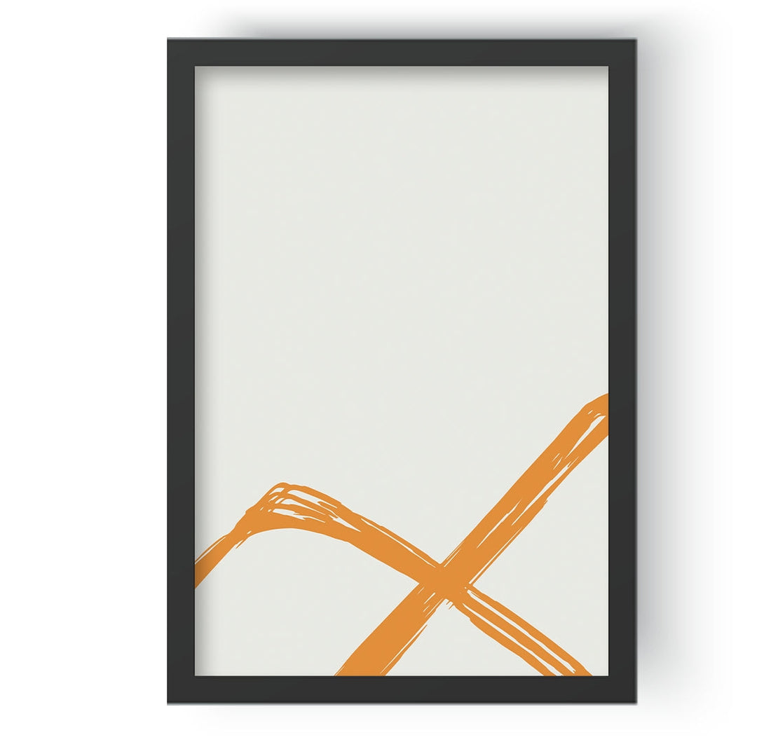 Boho Orange Strokes III