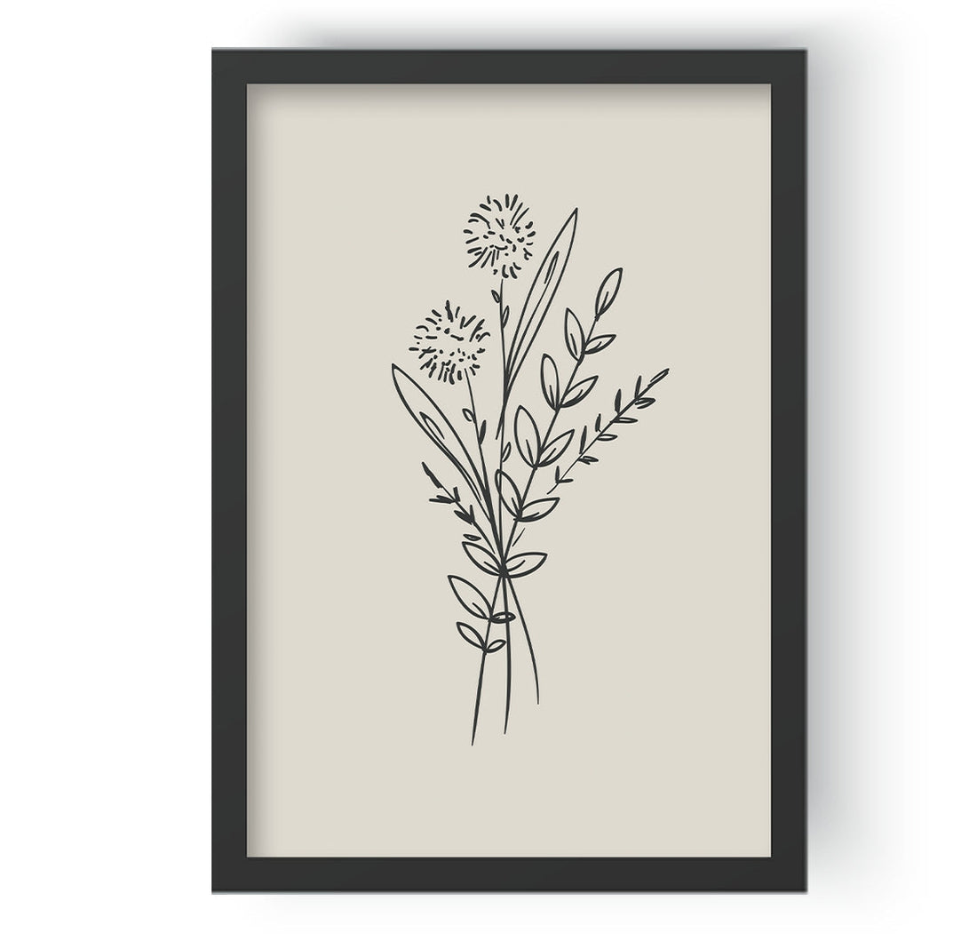 Minimalist Floral Art I