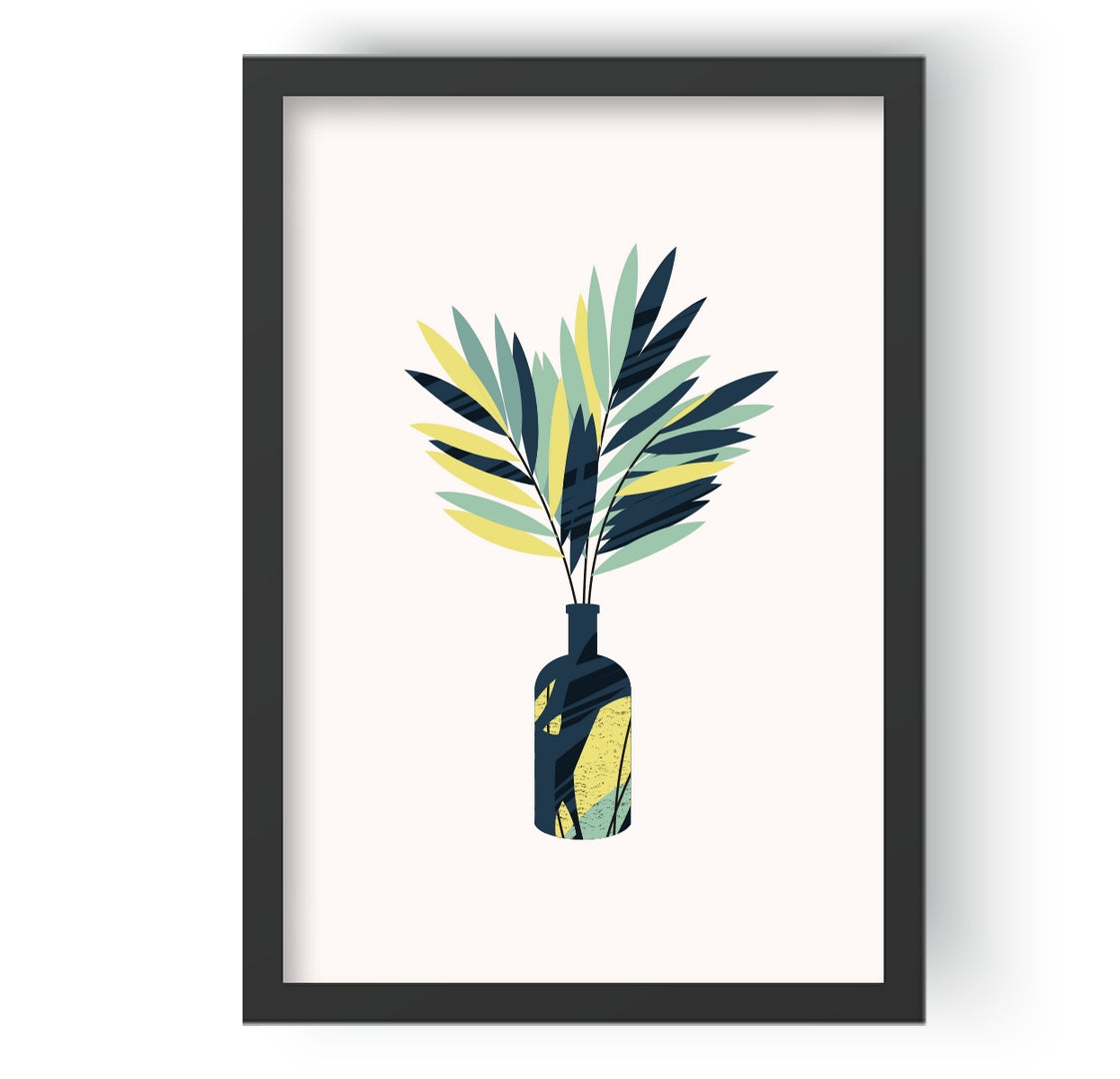 Aesthetic Minimalist Boho leafs