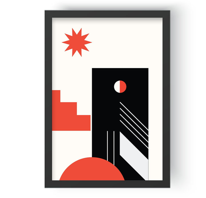 Bohemian Art Black&Red