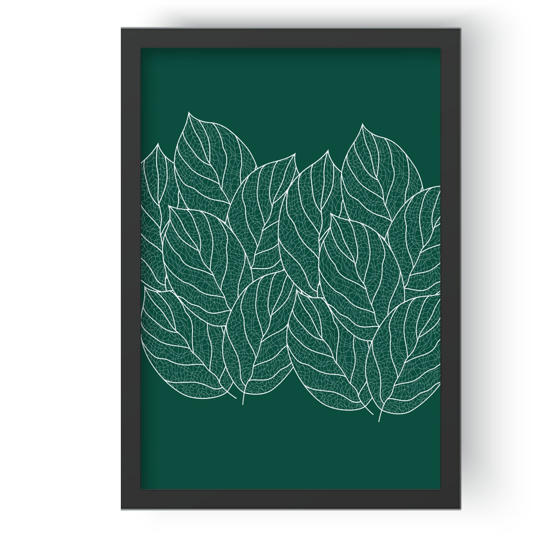 Geometric Green Plant leafs