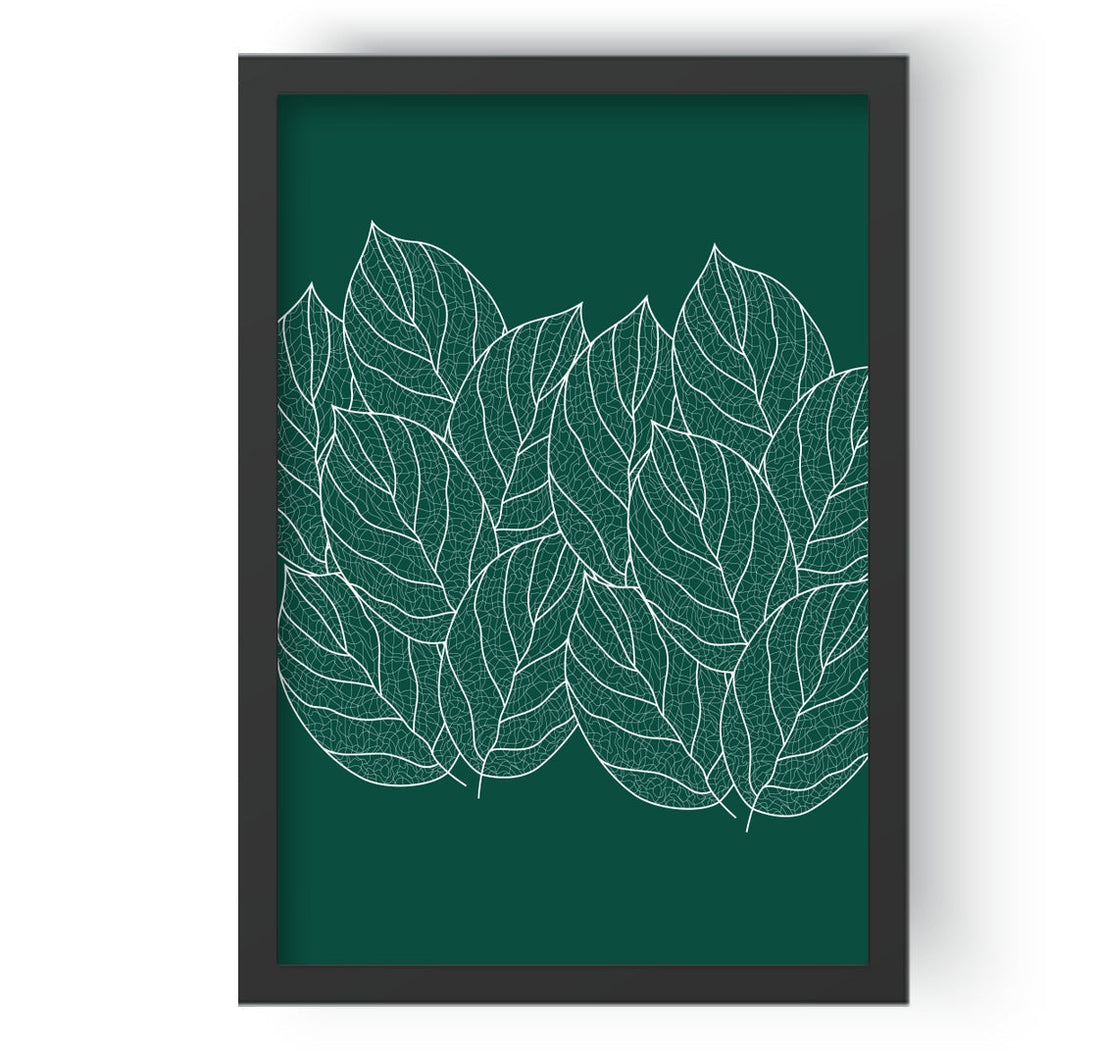 Geometric Green Plant leafs
