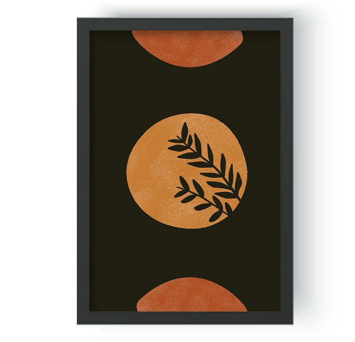 Flower Plants on Moon Wall