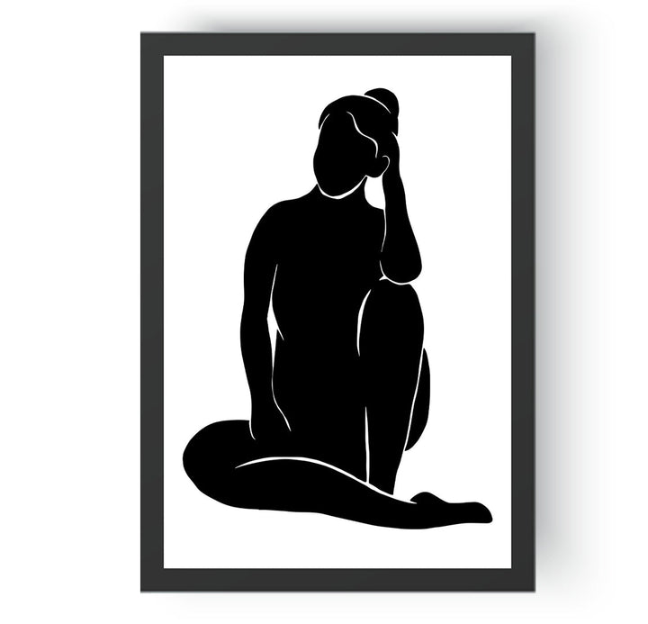 Black Sitting lady
