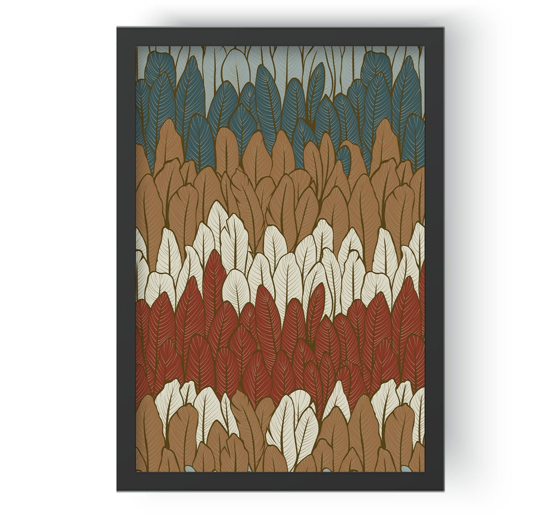 Colourful Feather Wall