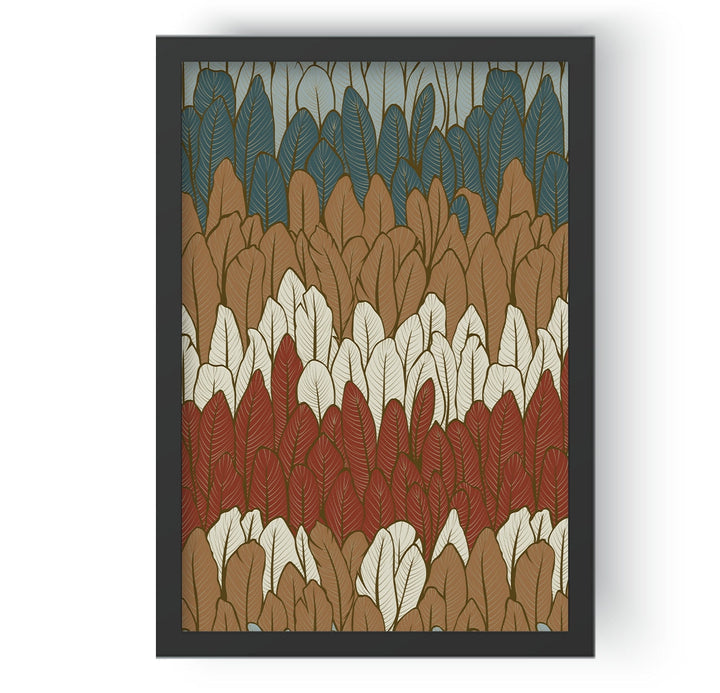 Colourful Feather Wall