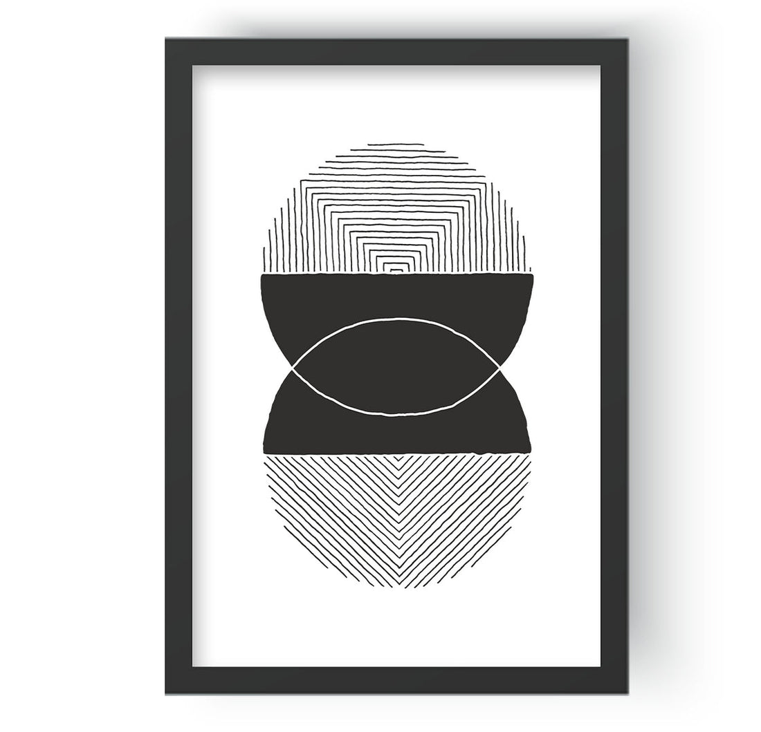 Prismatic Black & White Stroke