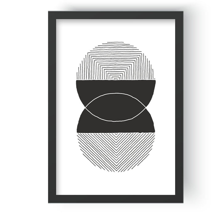 Prismatic Black & White Stroke