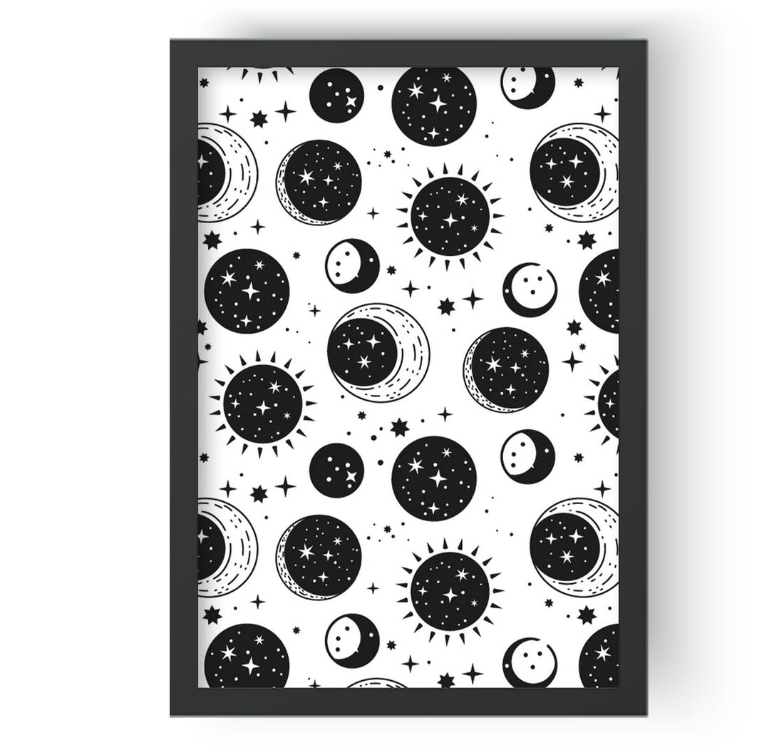 Canvaswall -Stars & moon