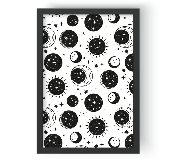 Canvaswall -Stars & moon