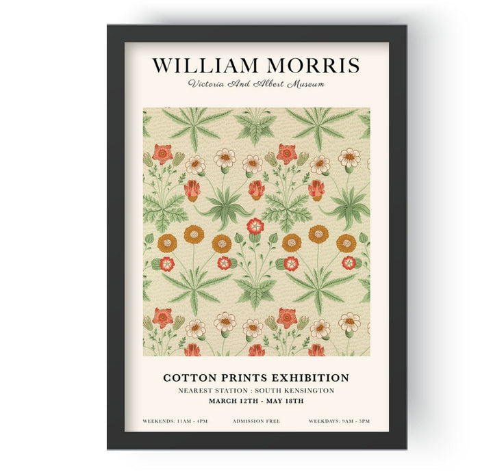 Cream Cotton Print