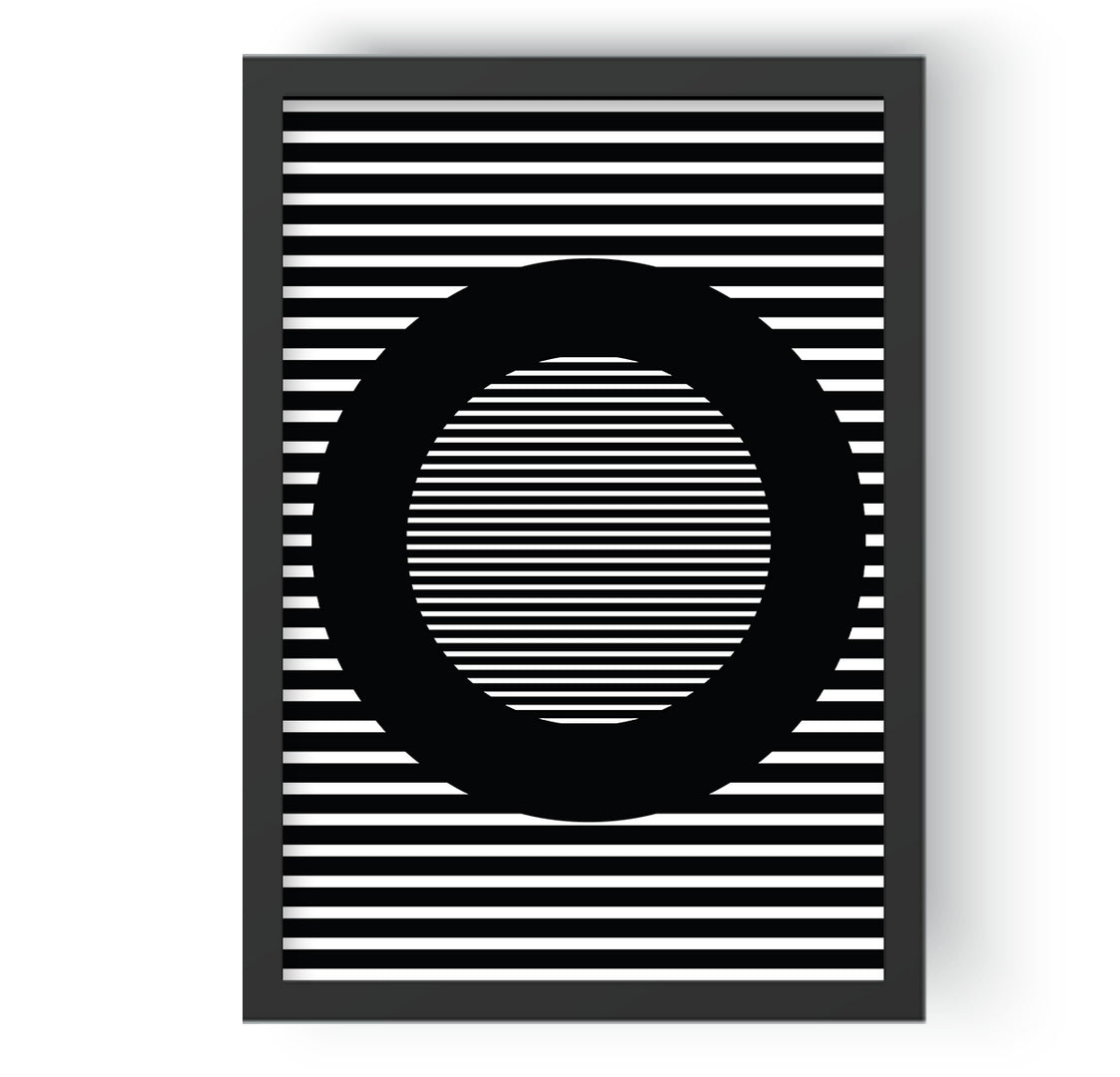 Black Geometric Ring