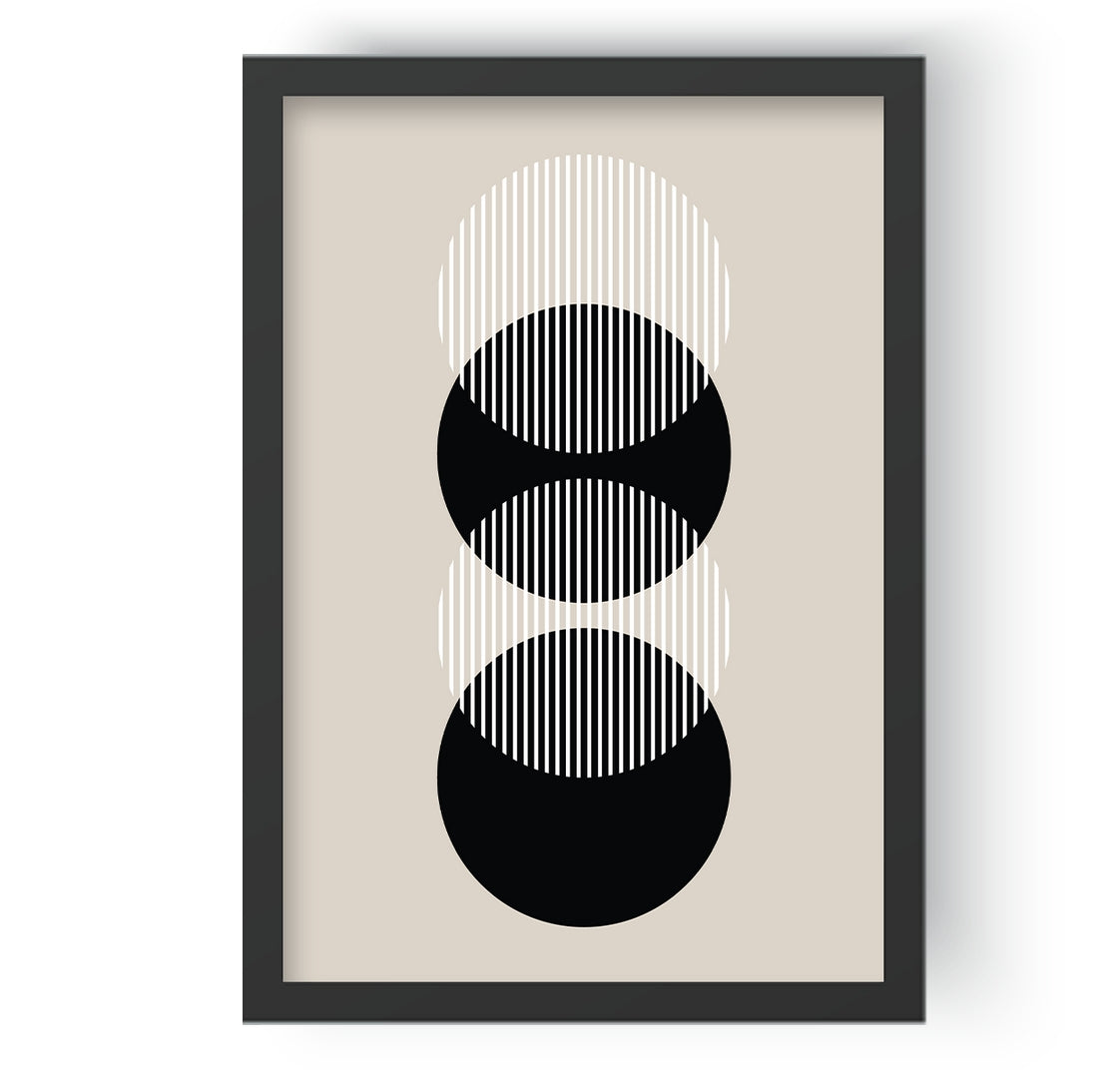 Mid Century Circle Art