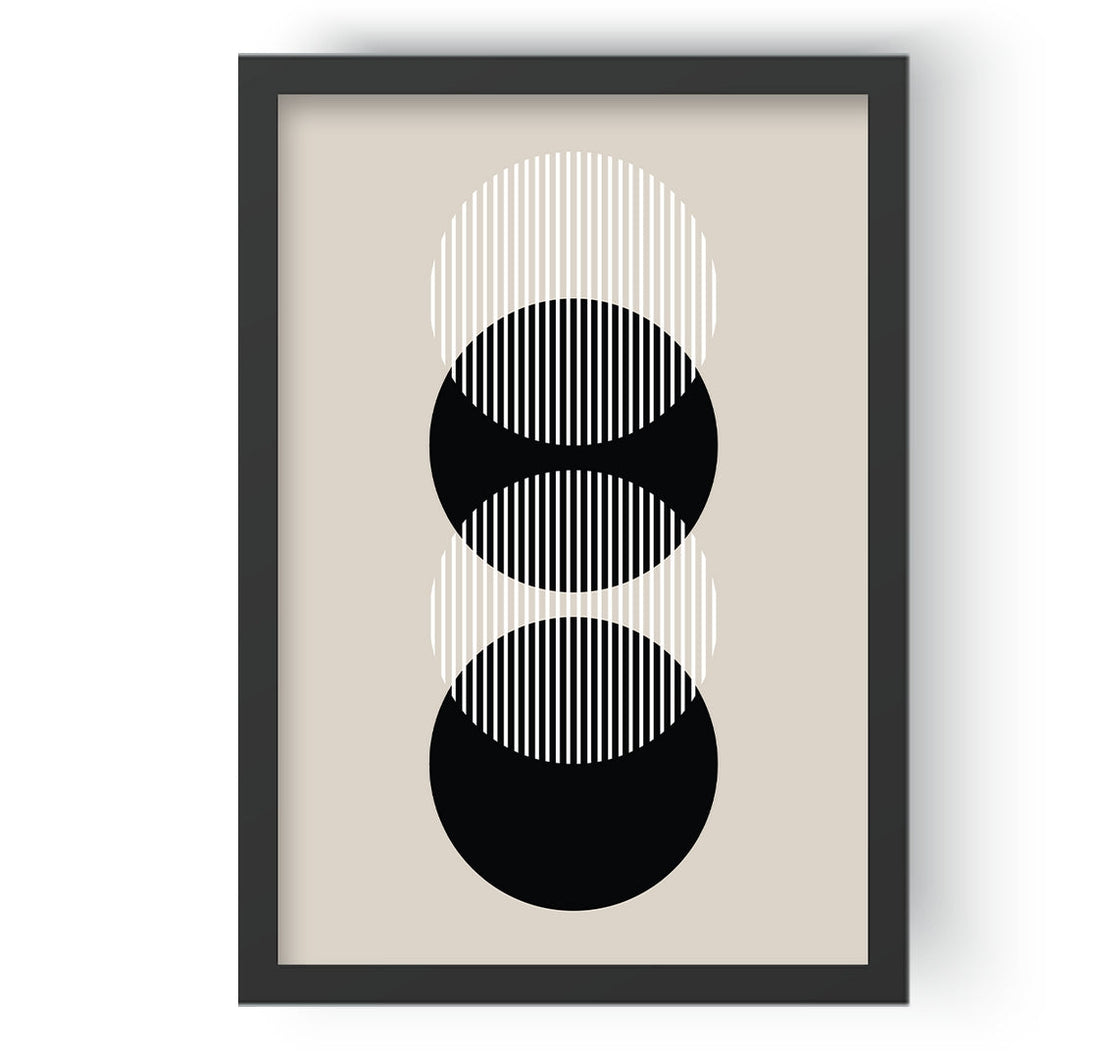 Mid Century Circle Art