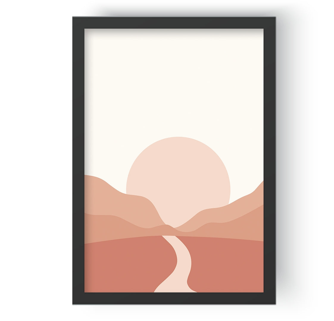 Nature Modern Dessert Sunset