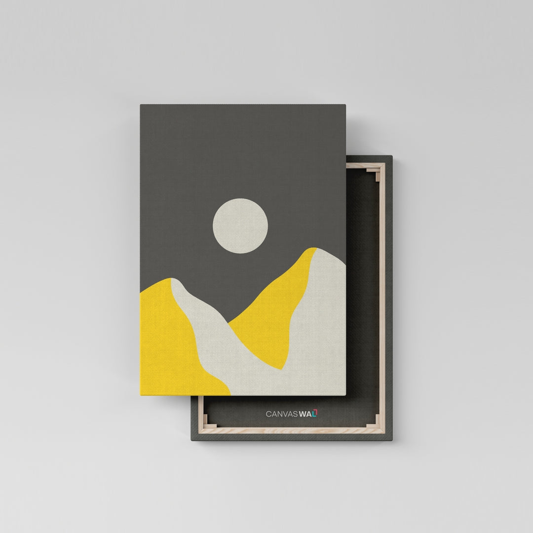 Mountains & Sun Landscape Art II