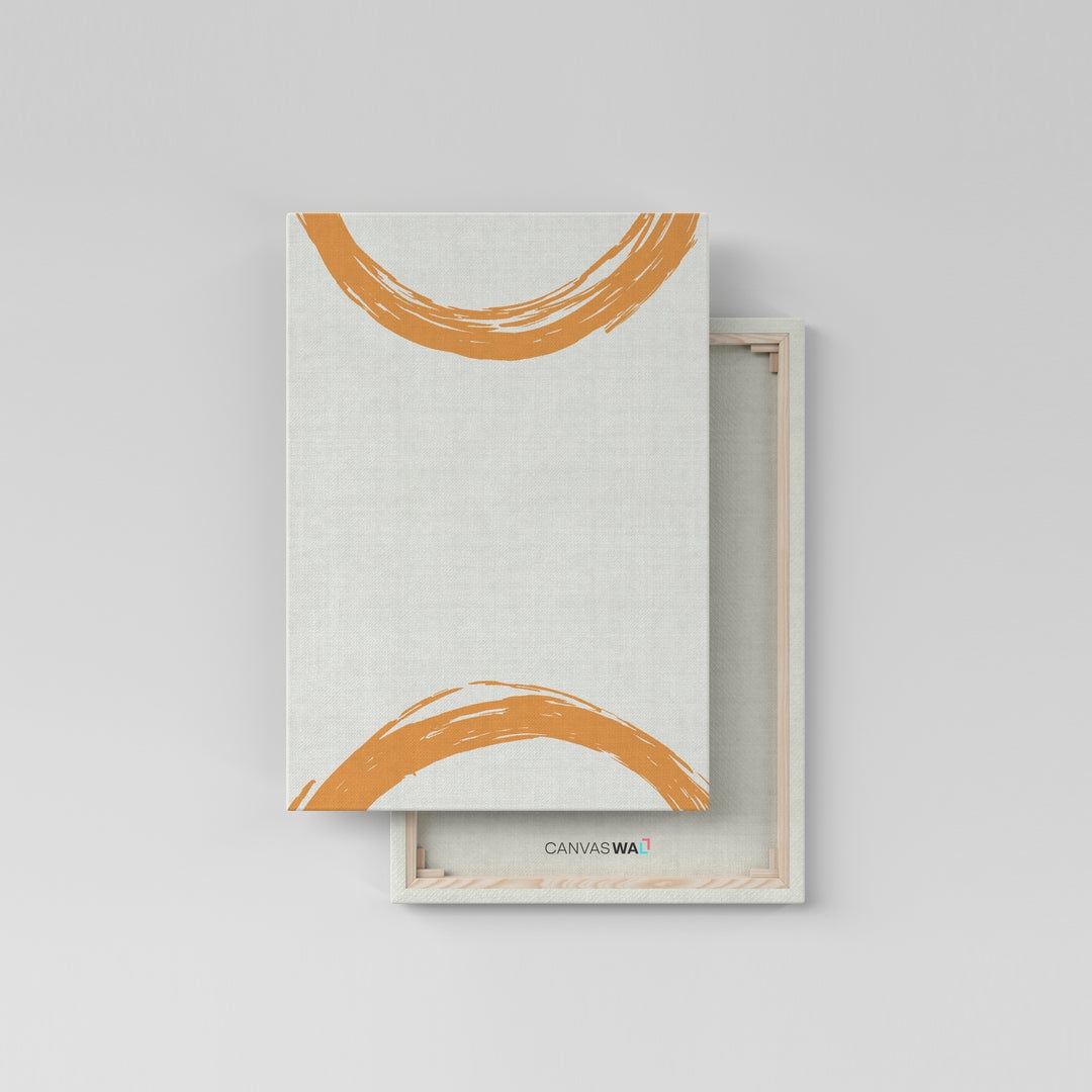 Boho Orange Strokes II