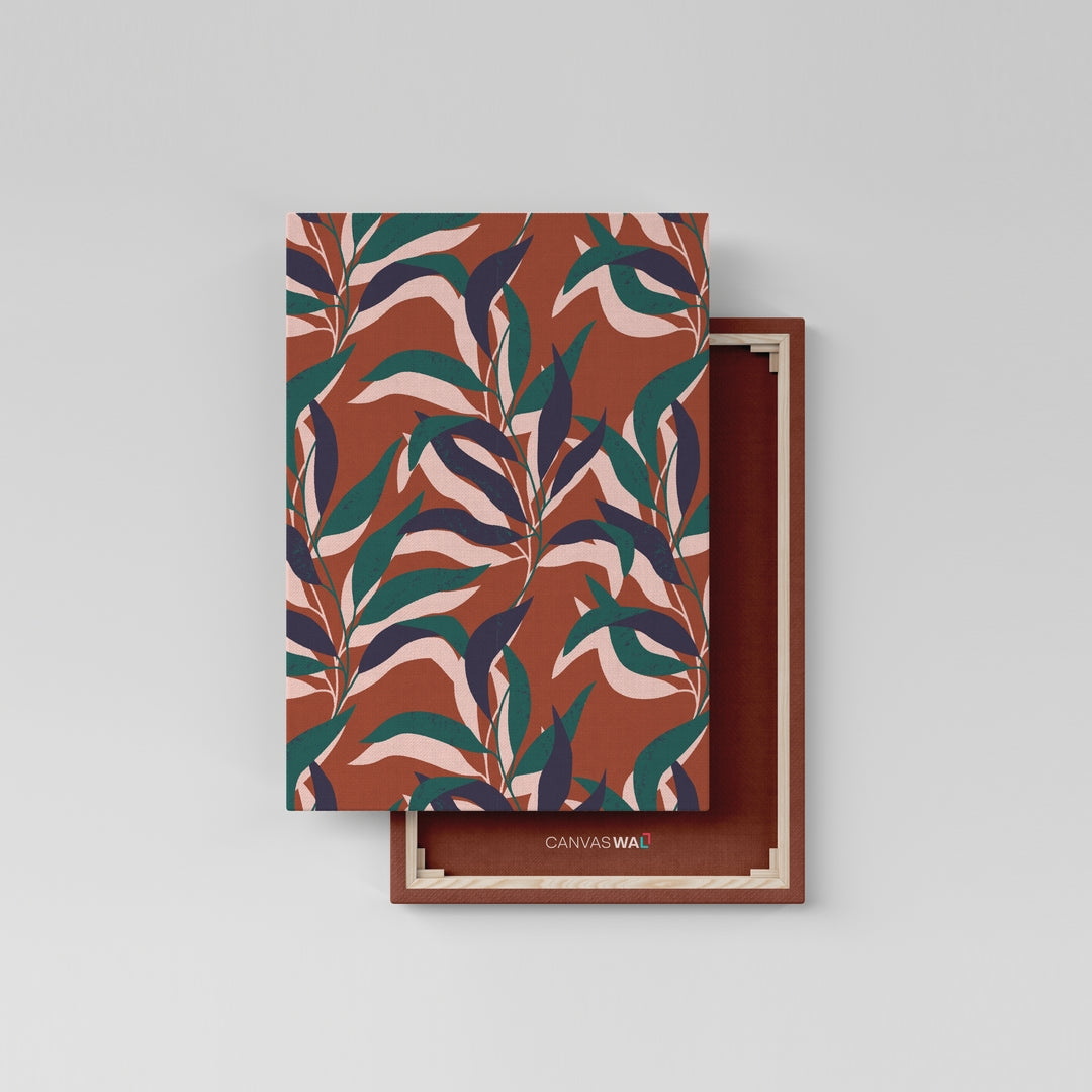 Jungle leaves with Red