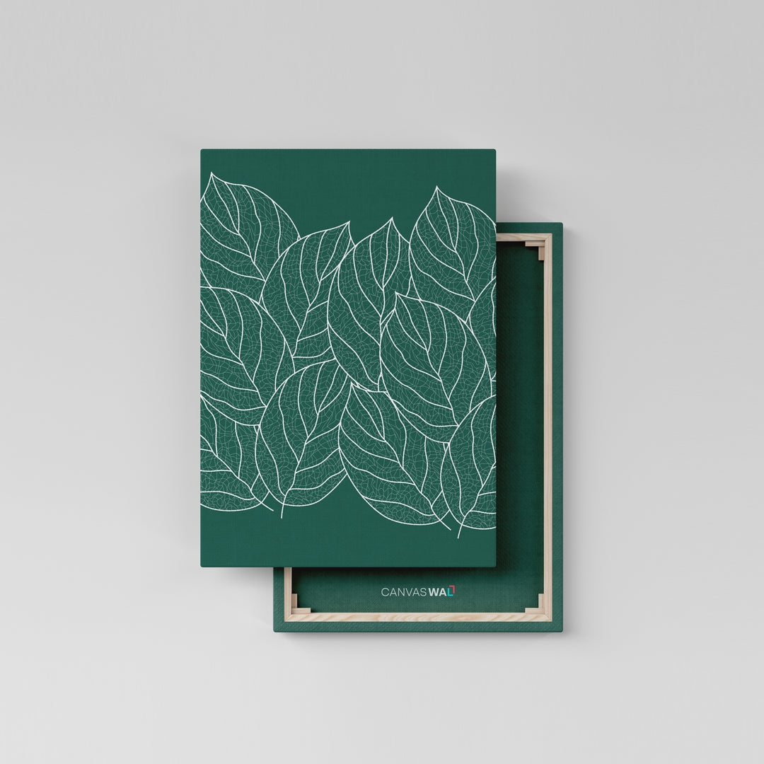 Geometric Green Plant leafs